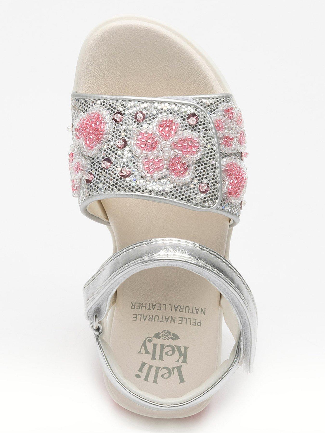 Image 4 of 5 of Lelli Kelly Cressida Beaded Sandal - Silver