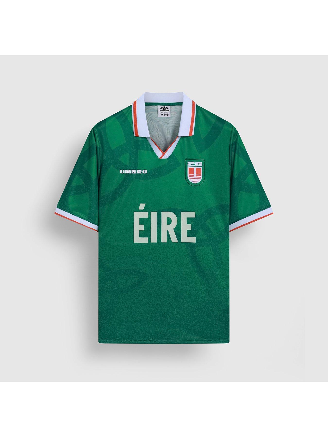 Umbro Mens Football Ireland Jersey - Green