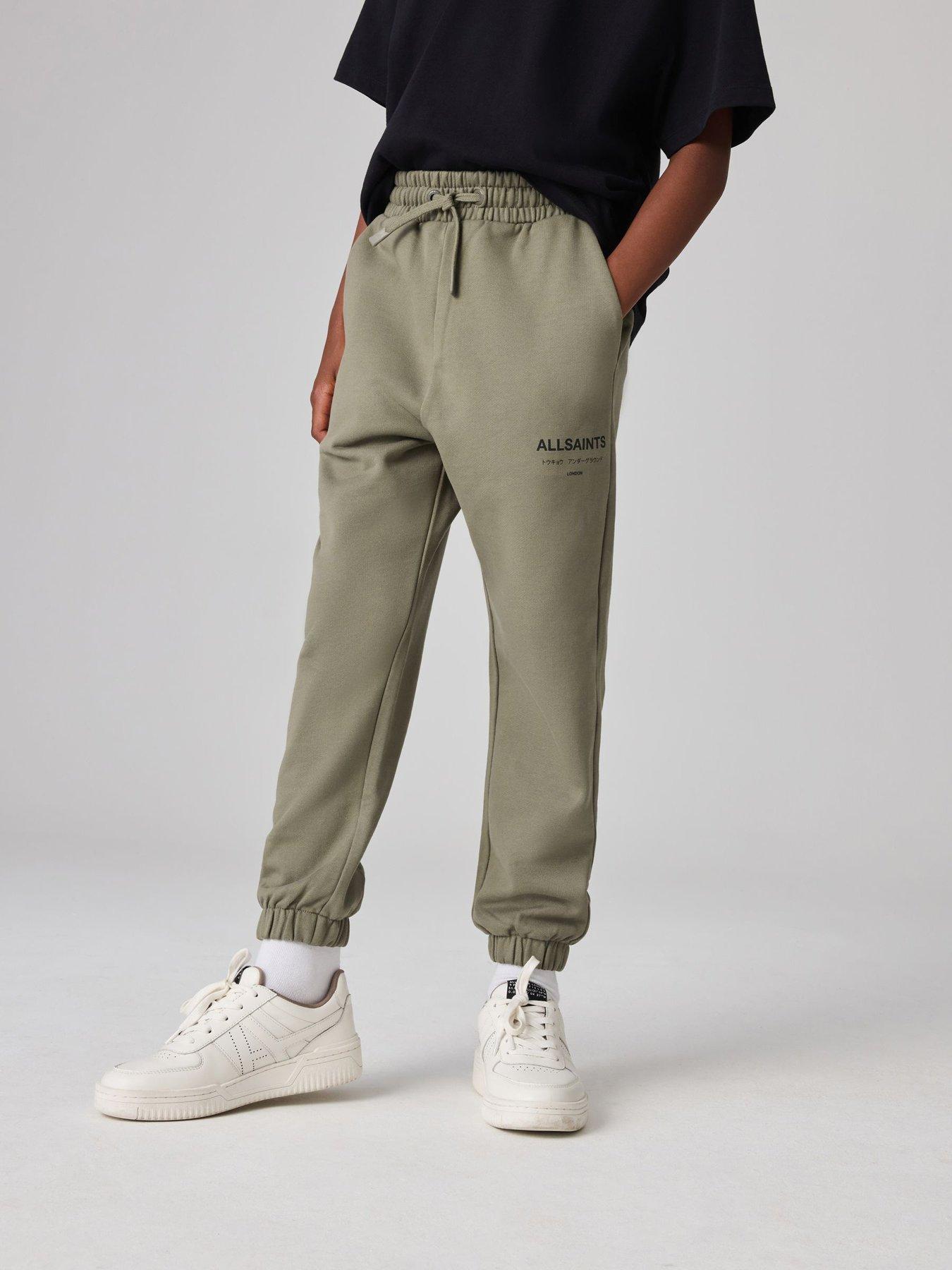 Image 1 of 7 of smALLSAINTS Boys Underground Cuffed Joggers- Green