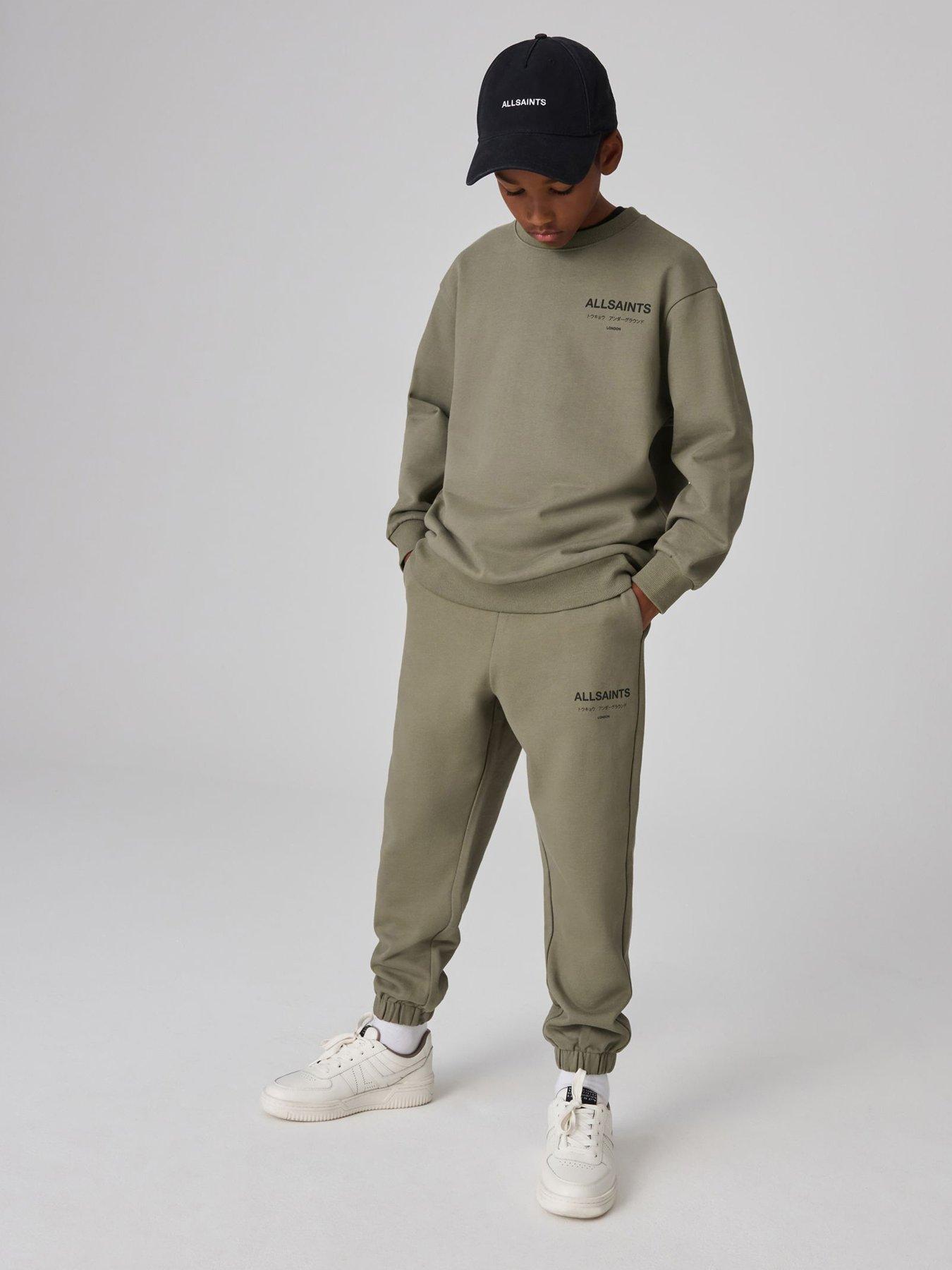 Image 7 of 7 of smALLSAINTS Boys Underground Cuffed Joggers- Green