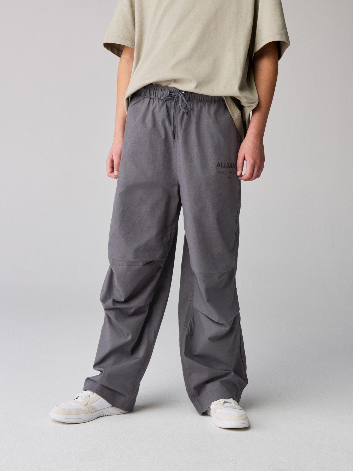 smALLSAINTS Boys Woven Cargo Trousers - Grey