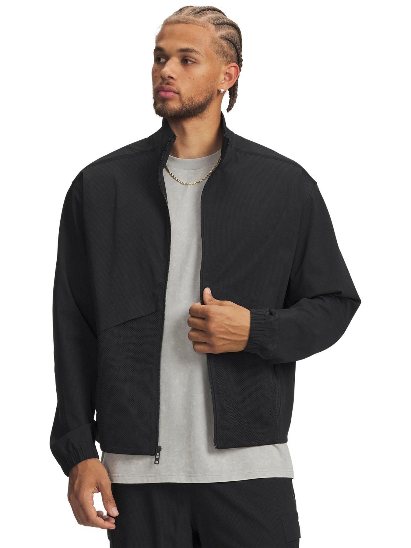 Image 1 of 3 of UNDER ARMOUR Mens Training Unstoppable Woven Jacket - Black