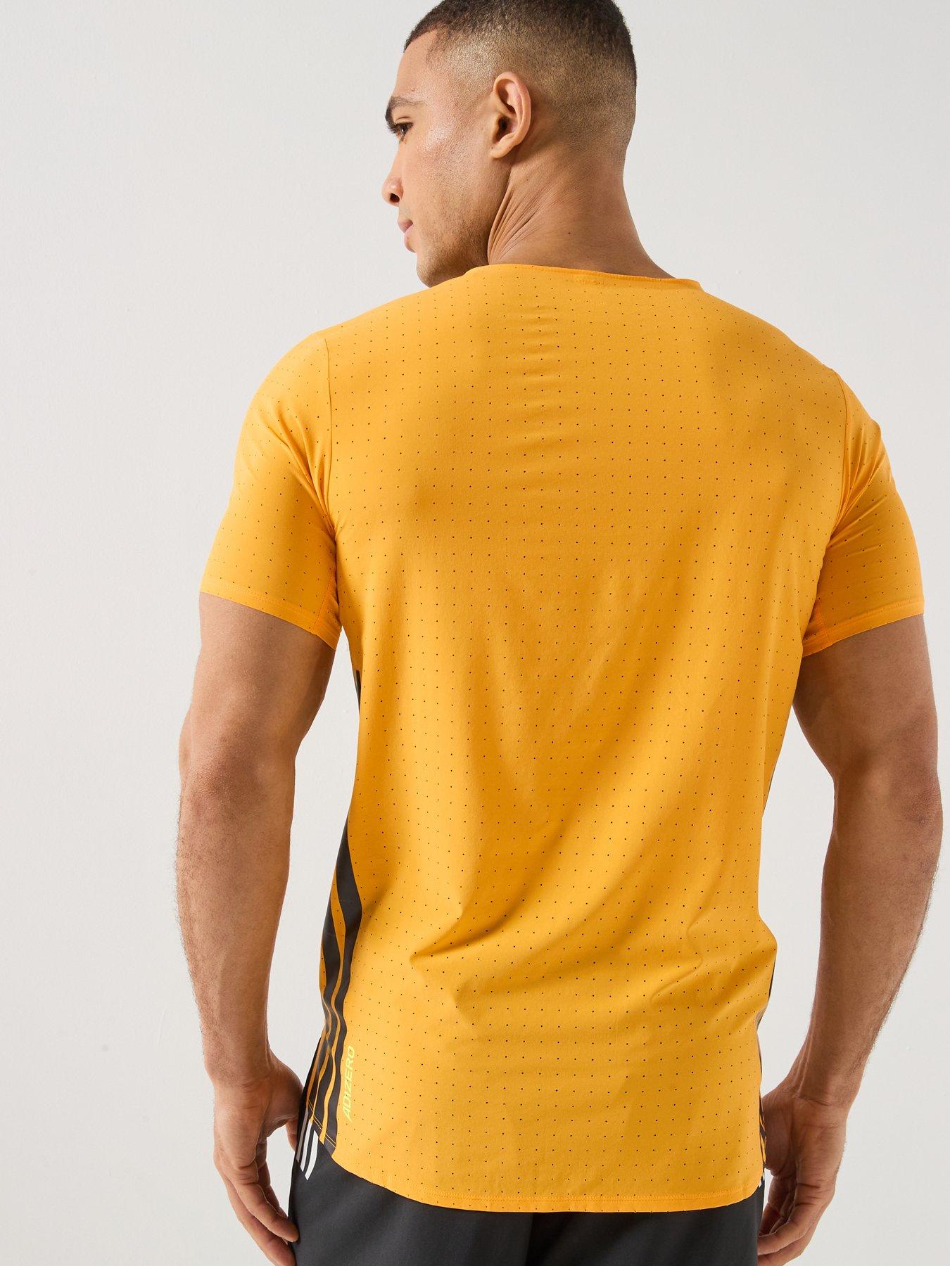 Image 2 of 5 of adidas Mens Running Adizero T-Shirt - Orange