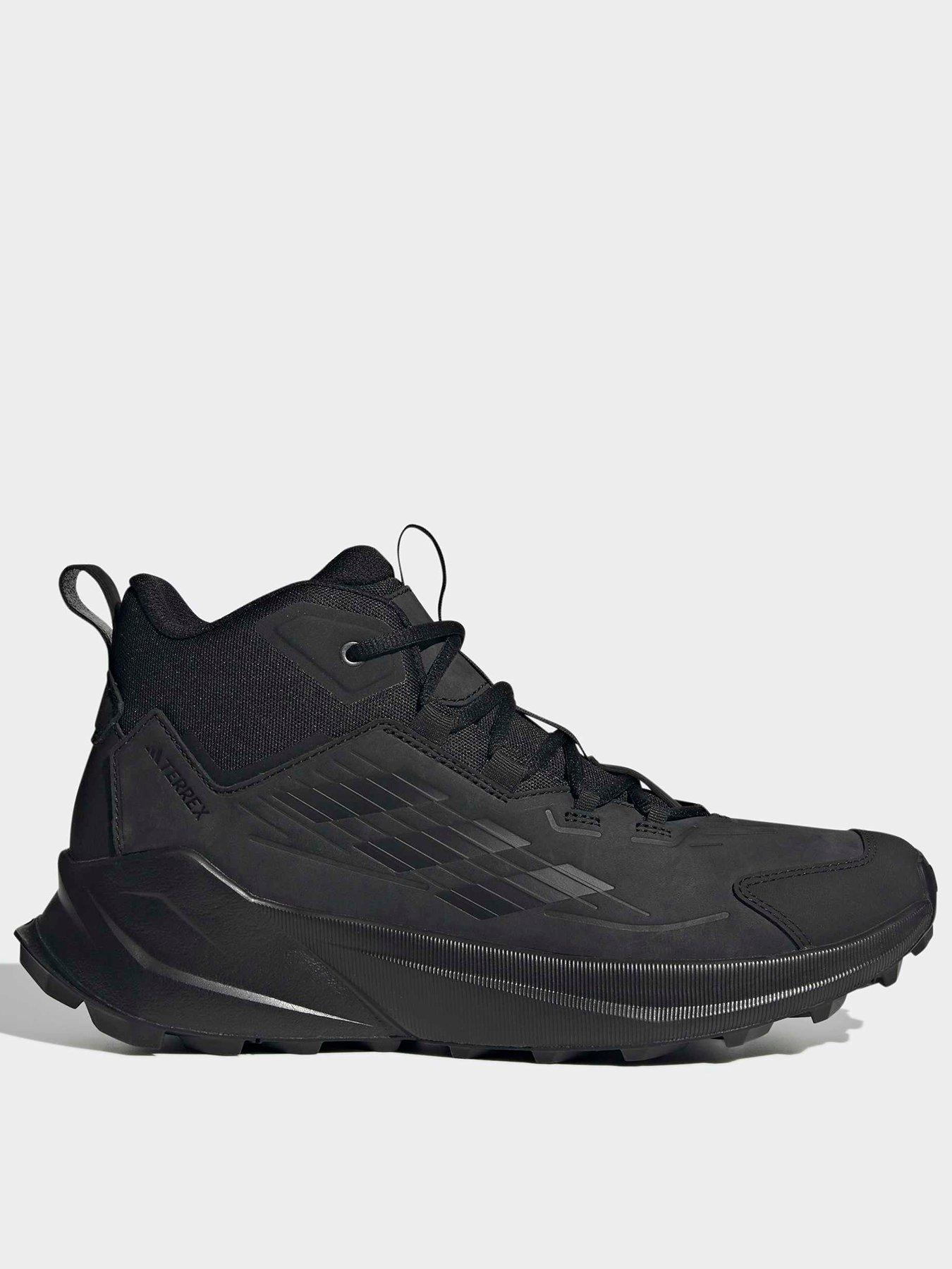 Adidas Terrex Mens Trailmaker 2 Leather Hiking Boots - Black