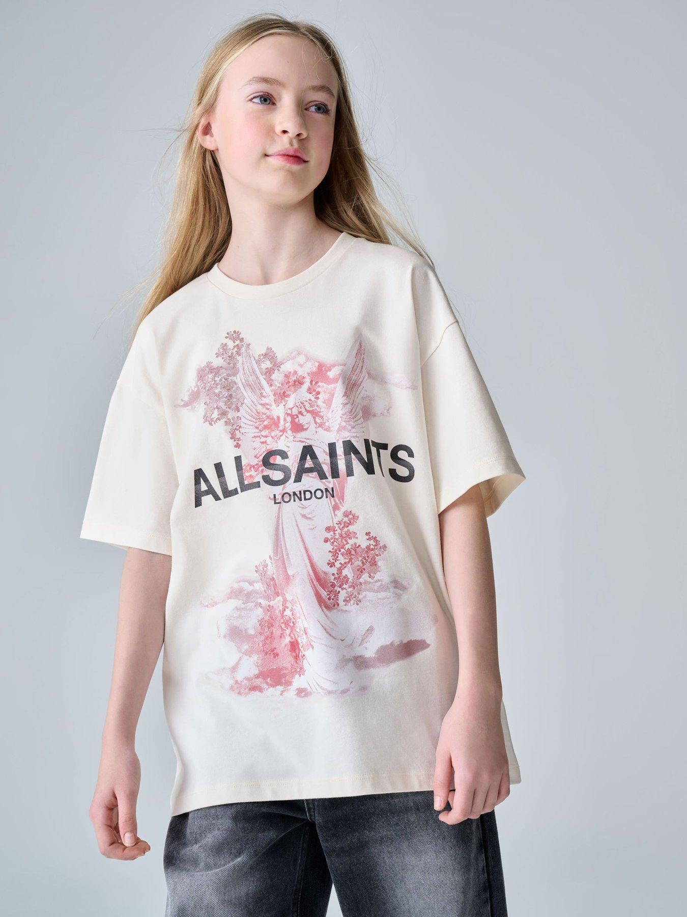 smALLSAINTS Older Girls Logo Graphic Print T-Shirt - White