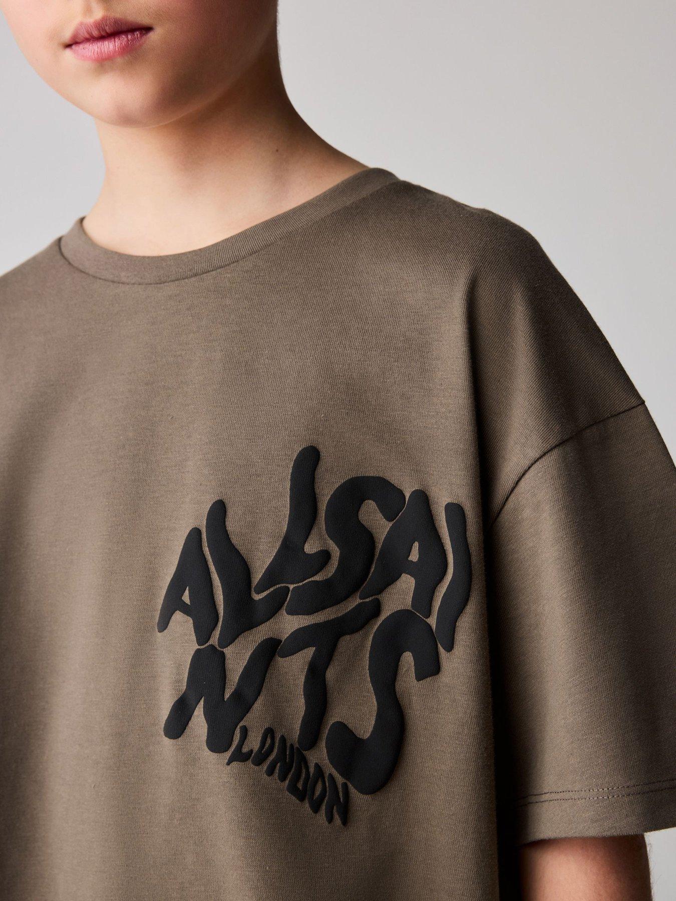 Image 3 of 7 of smALLSAINTS Younger Boys Orlando Back Print Short Sleeved T-Shirt - Brown
