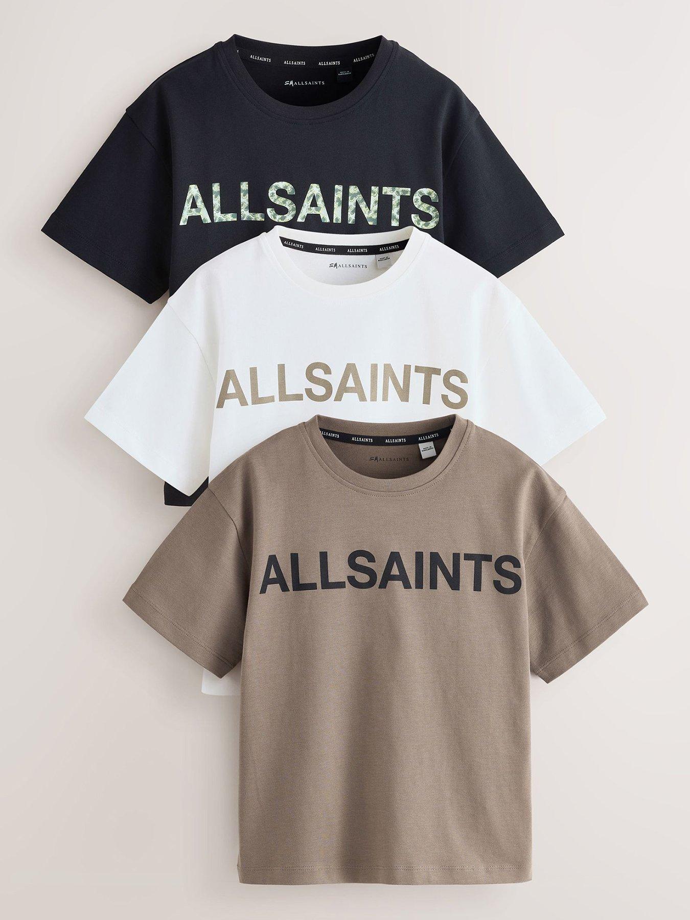smALLSAINTS Girls 3 Pack Graphic Logo T-Shirts - Multi