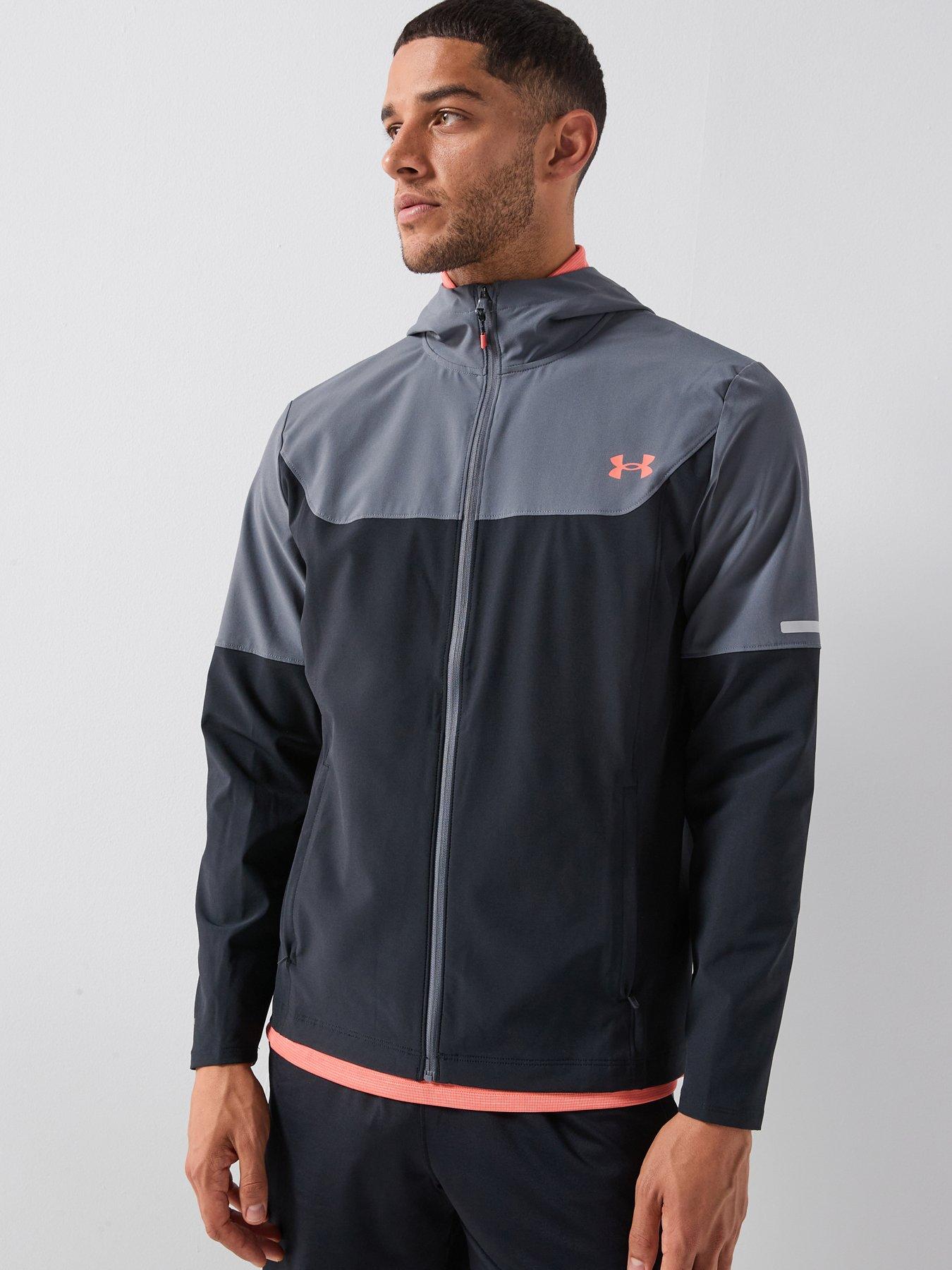 UNDER ARMOUR: Mens Training Tech Utility Jacket - Black