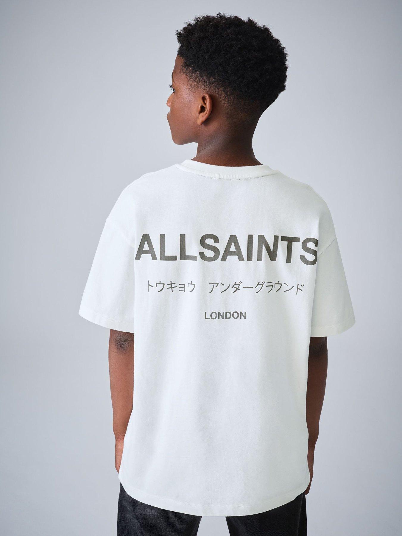 Image 2 of 7 of smALLSAINTS Boys Underground Graphic Print T-Shirt - White