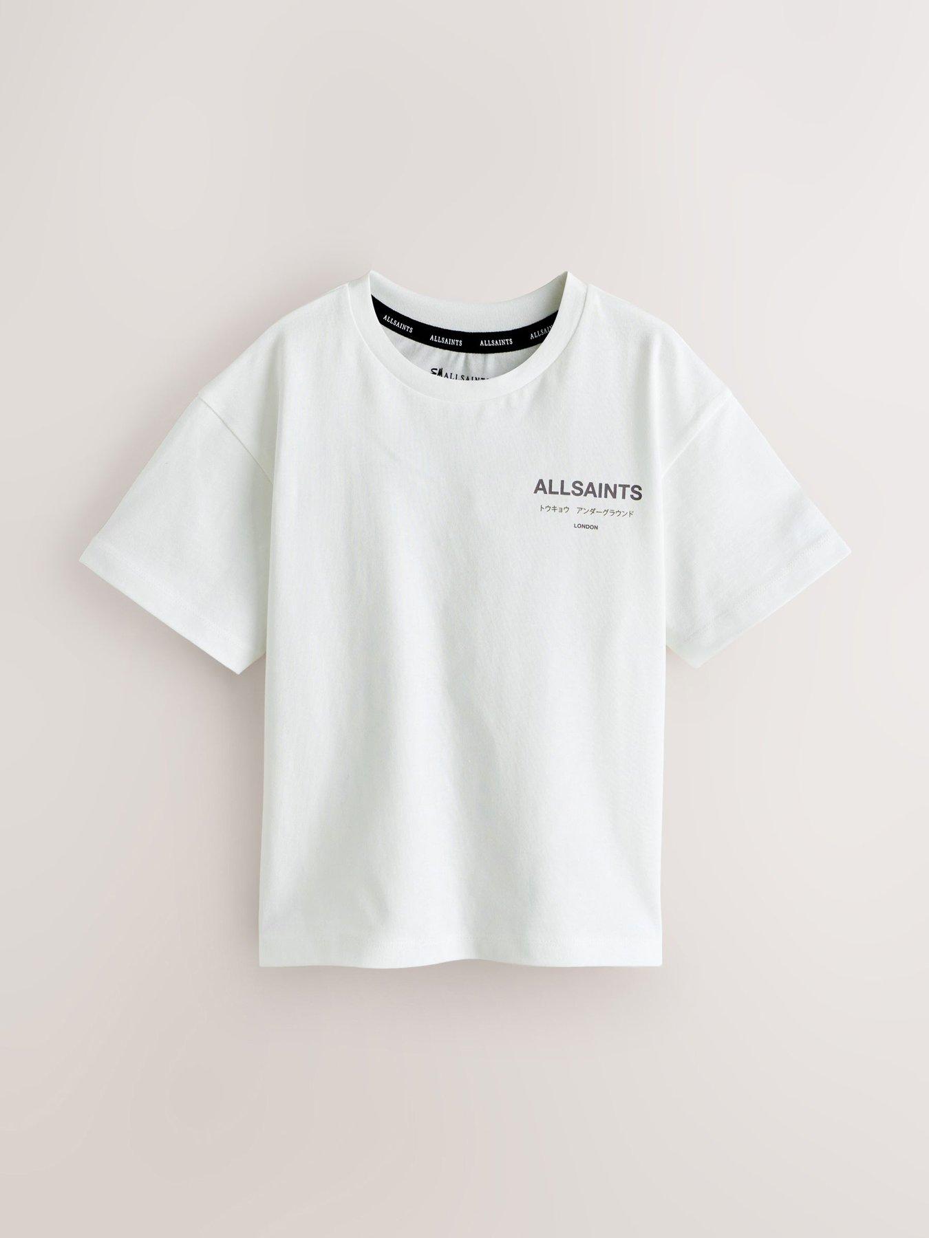 Image 6 of 7 of smALLSAINTS Boys Underground Graphic Print T-Shirt - White