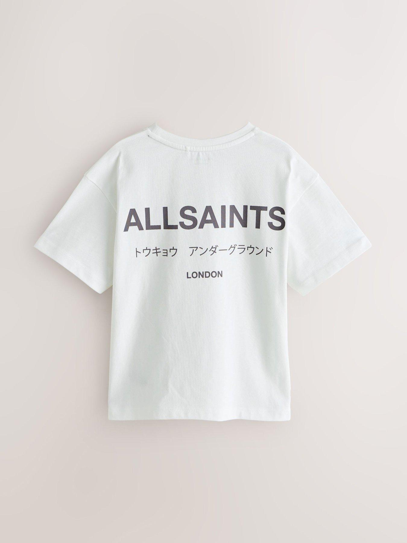 Image 7 of 7 of smALLSAINTS Boys Underground Graphic Print T-Shirt - White