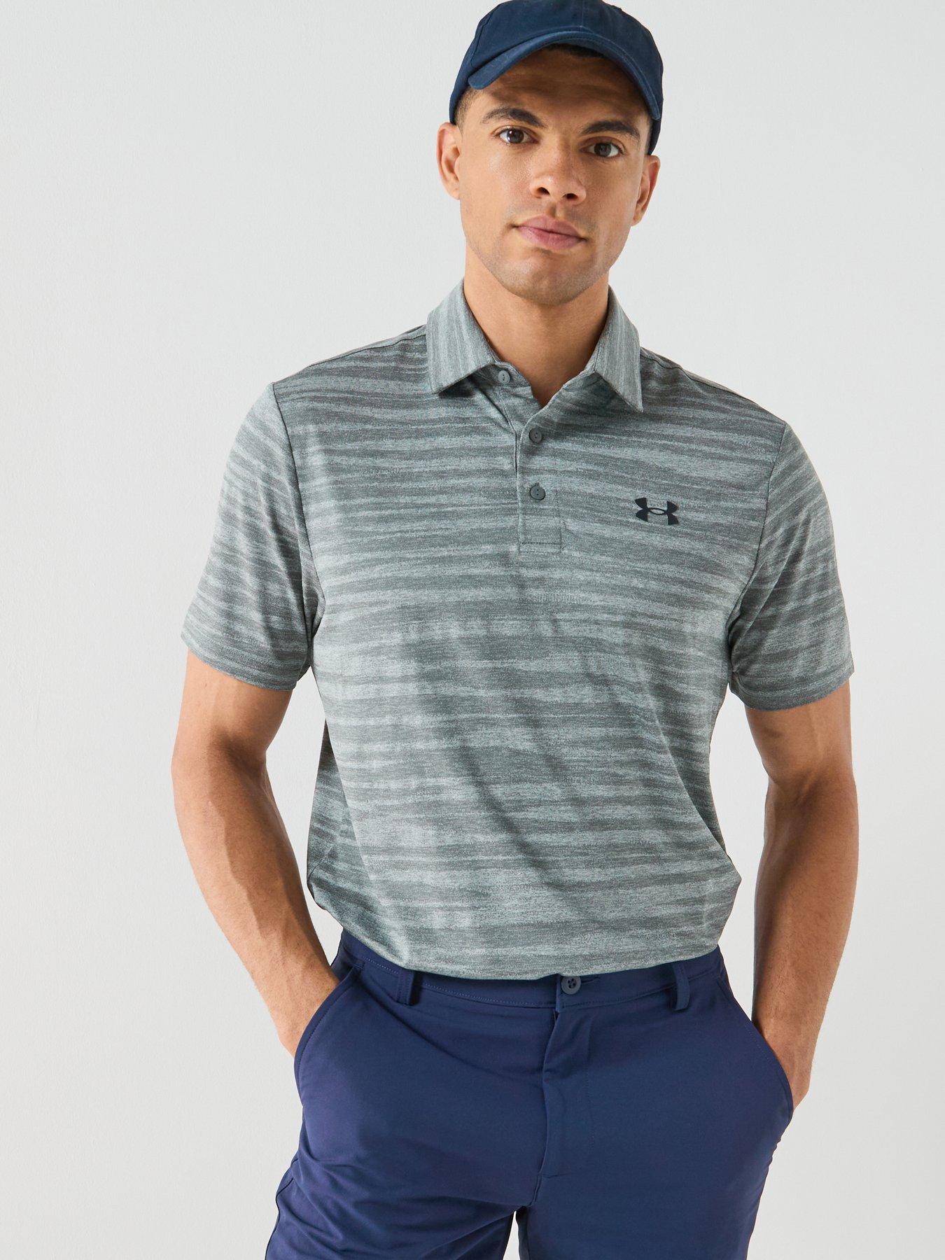 UNDER ARMOUR Mens Golf Playoff Short Sleeve Polo - Green