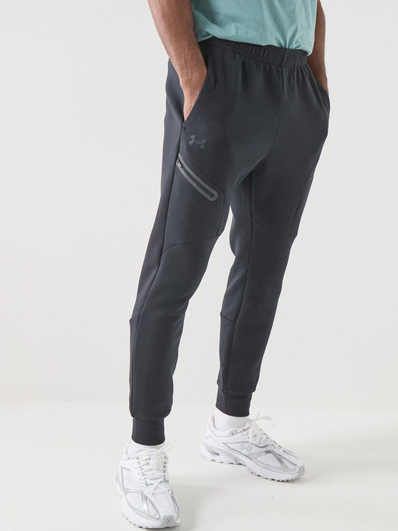 UNDER ARMOUR Mens Training Unstoppable Fleece Jogger - Black