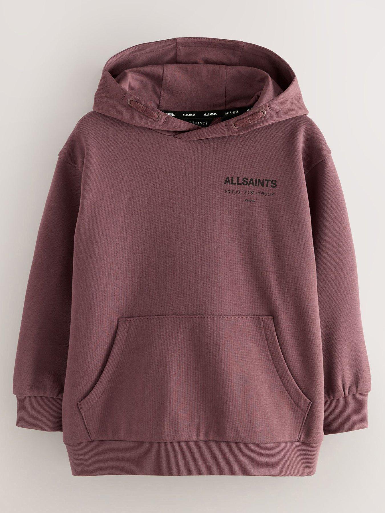 Image 2 of 6 of smALLSAINTS Boys Underground Long Sleeved Oversized Hoodie - Chestnut Brown
