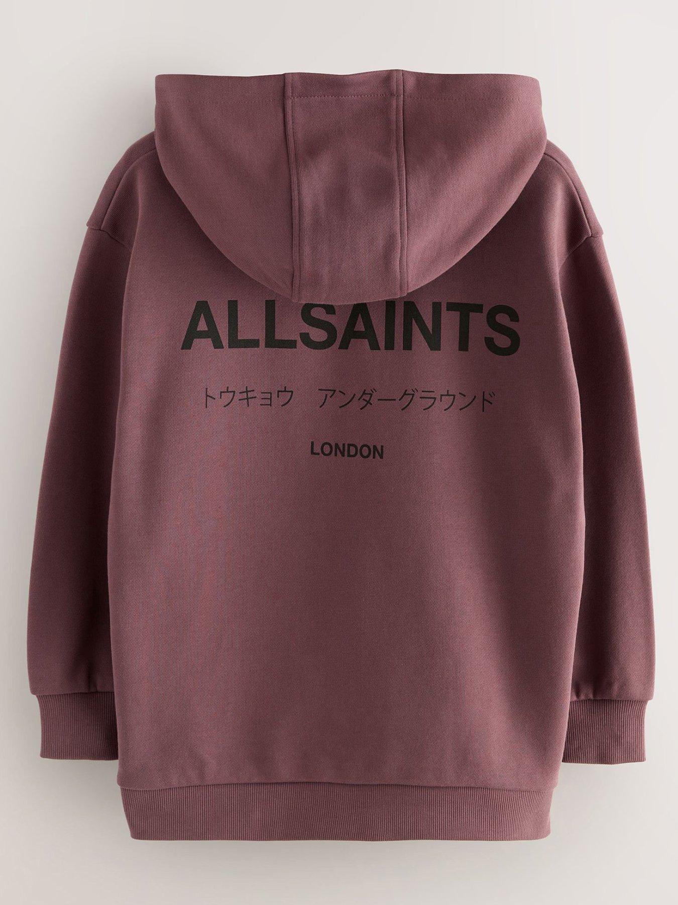 Image 3 of 6 of smALLSAINTS Boys Underground Long Sleeved Oversized Hoodie - Chestnut Brown