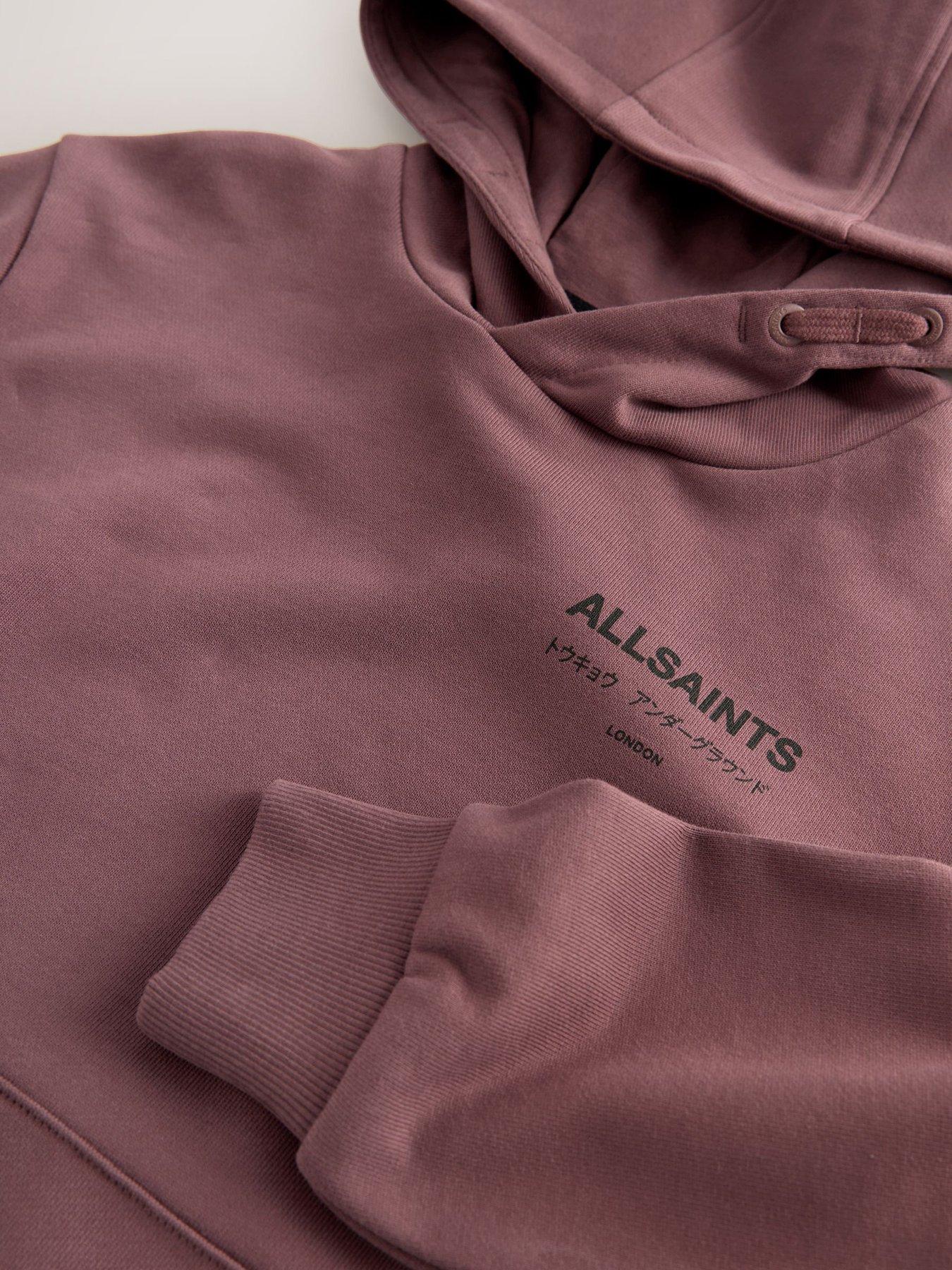 Image 4 of 6 of smALLSAINTS Boys Underground Long Sleeved Oversized Hoodie - Chestnut Brown