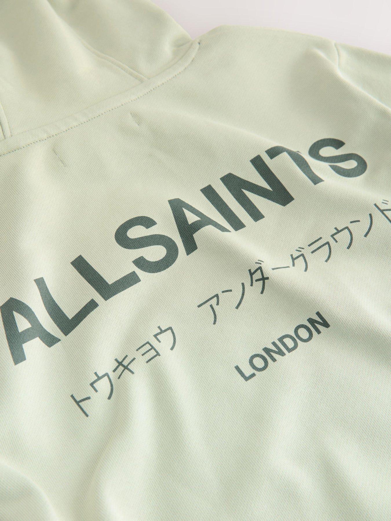 Image 5 of 7 of smALLSAINTS Boys Underground Logo Back Print Hoodie - Green