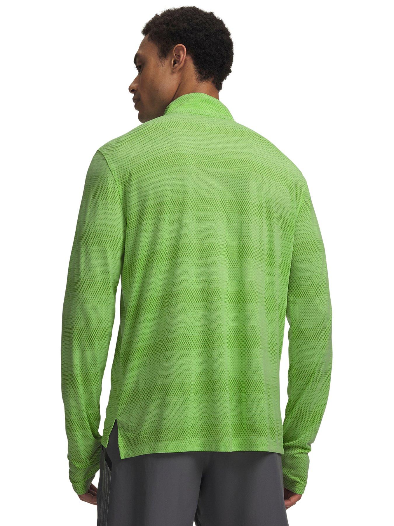 Image 2 of 3 of UNDER ARMOUR Mens Running Velociti 1/4 Zip - Green