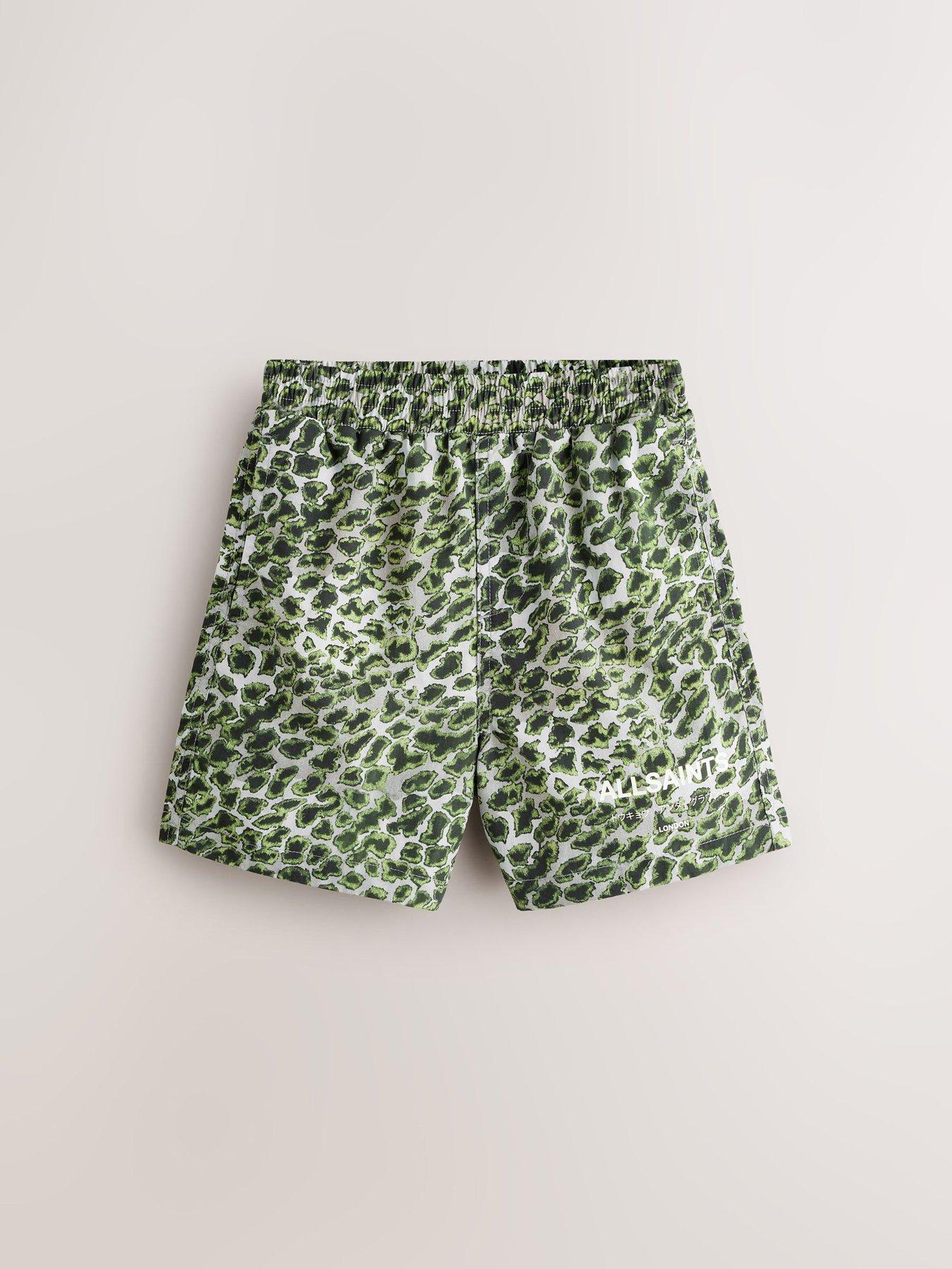 smALLSAINTS Older Boys Printed Swim Shorts - Green