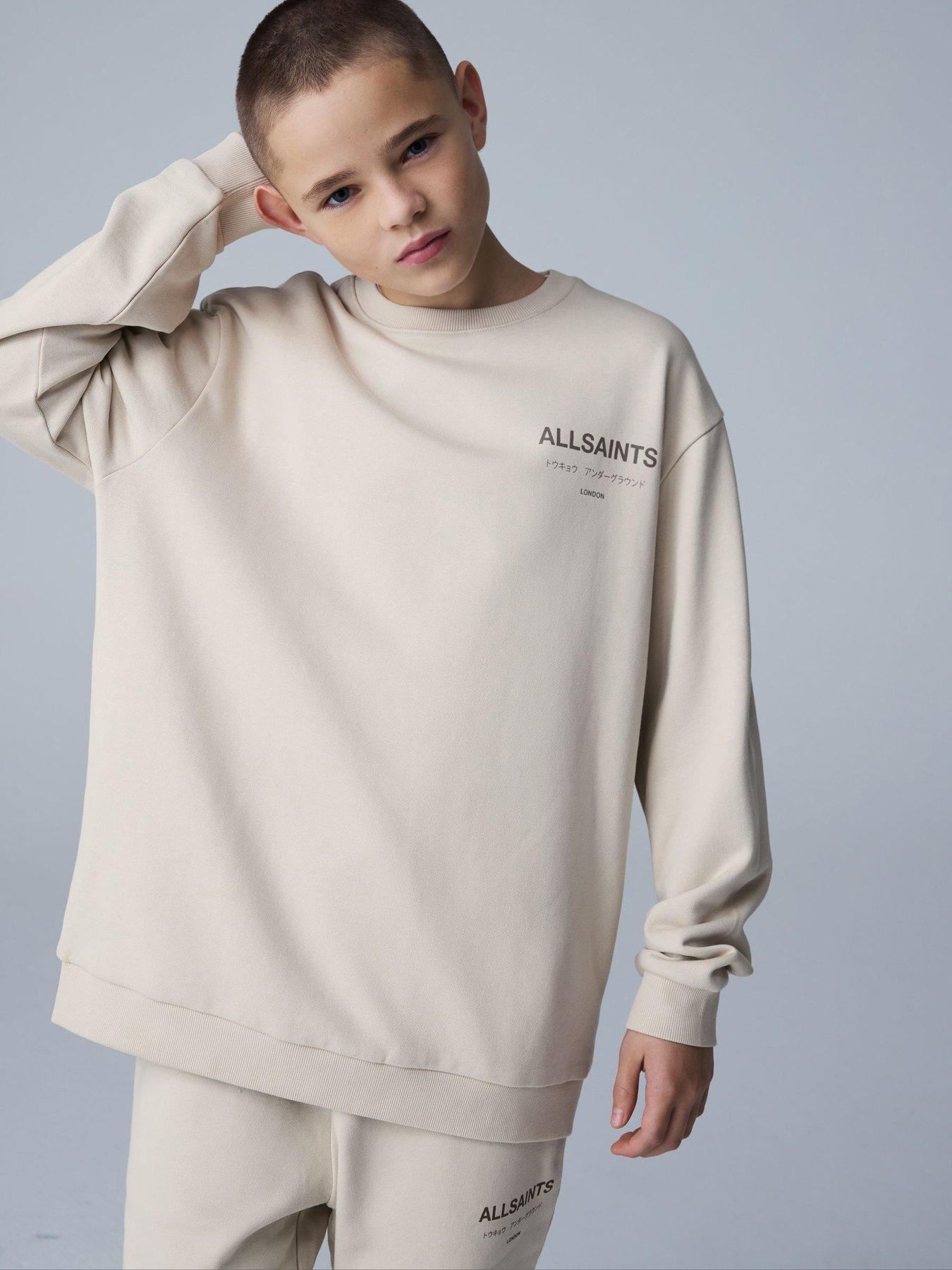 smALLSAINTS Older Boys Underground Sweatshirt, Neutral, Size 8-9 Years