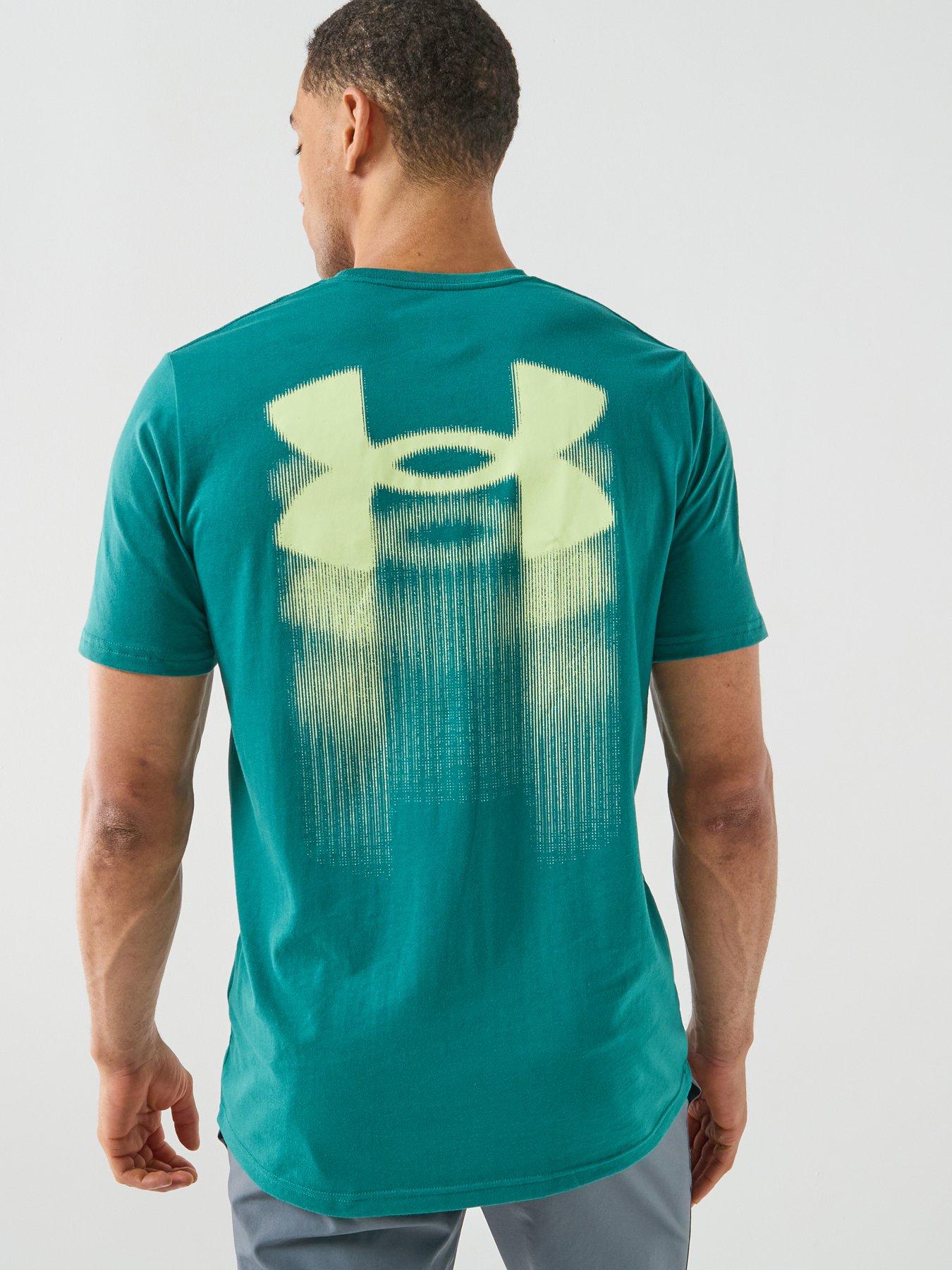 UNDER ARMOUR Mens Training Branded Short Sleeve T-Shirt - Green