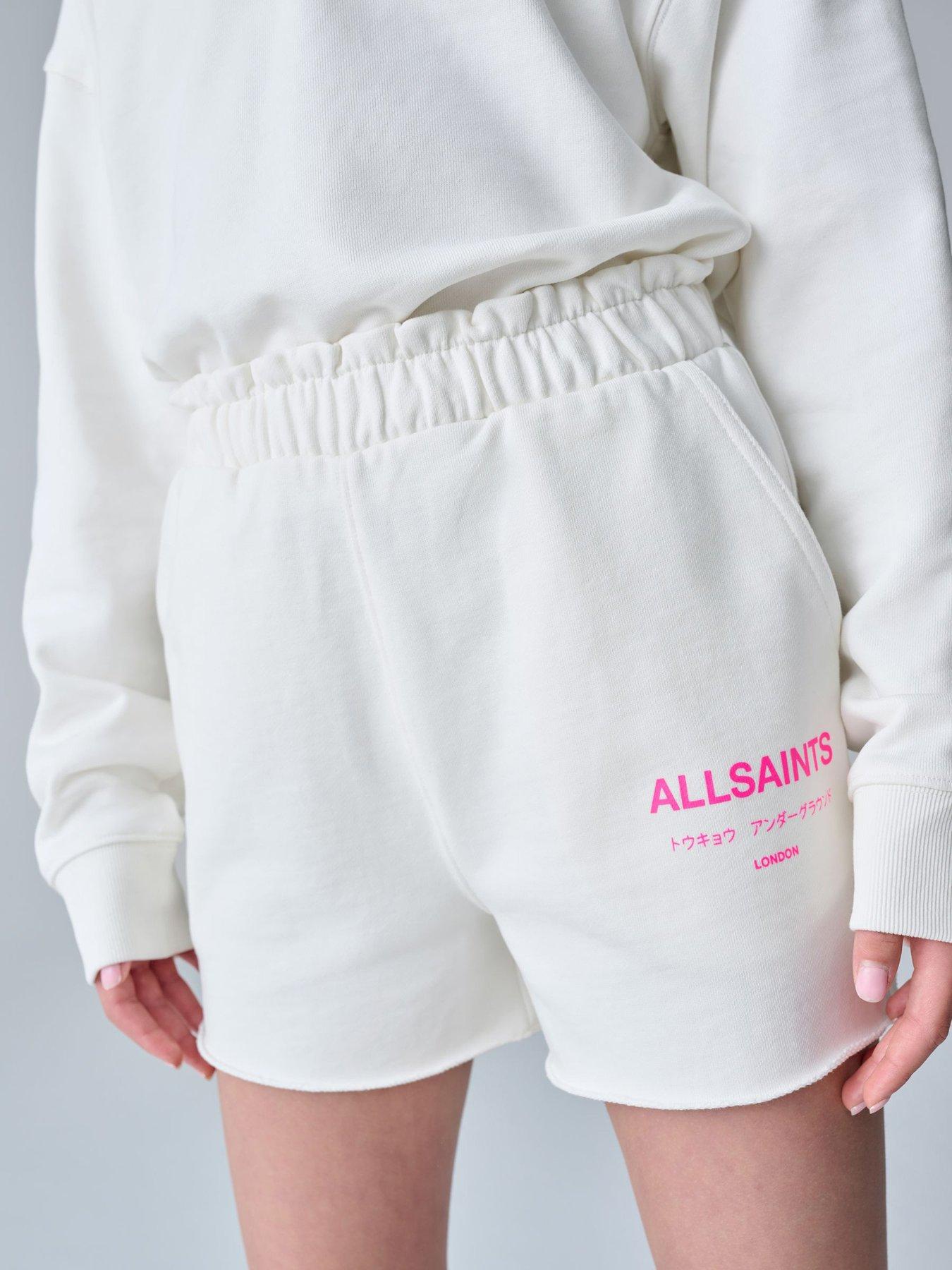 Image 4 of 7 of smALLSAINTS Asg2 Sweatshirt and Shorts Set - White