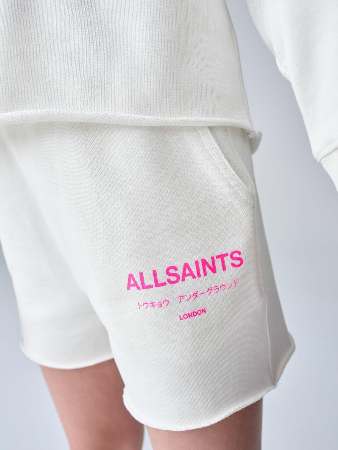 Image 5 of 7 of smALLSAINTS Asg2 Sweatshirt and Shorts Set - White