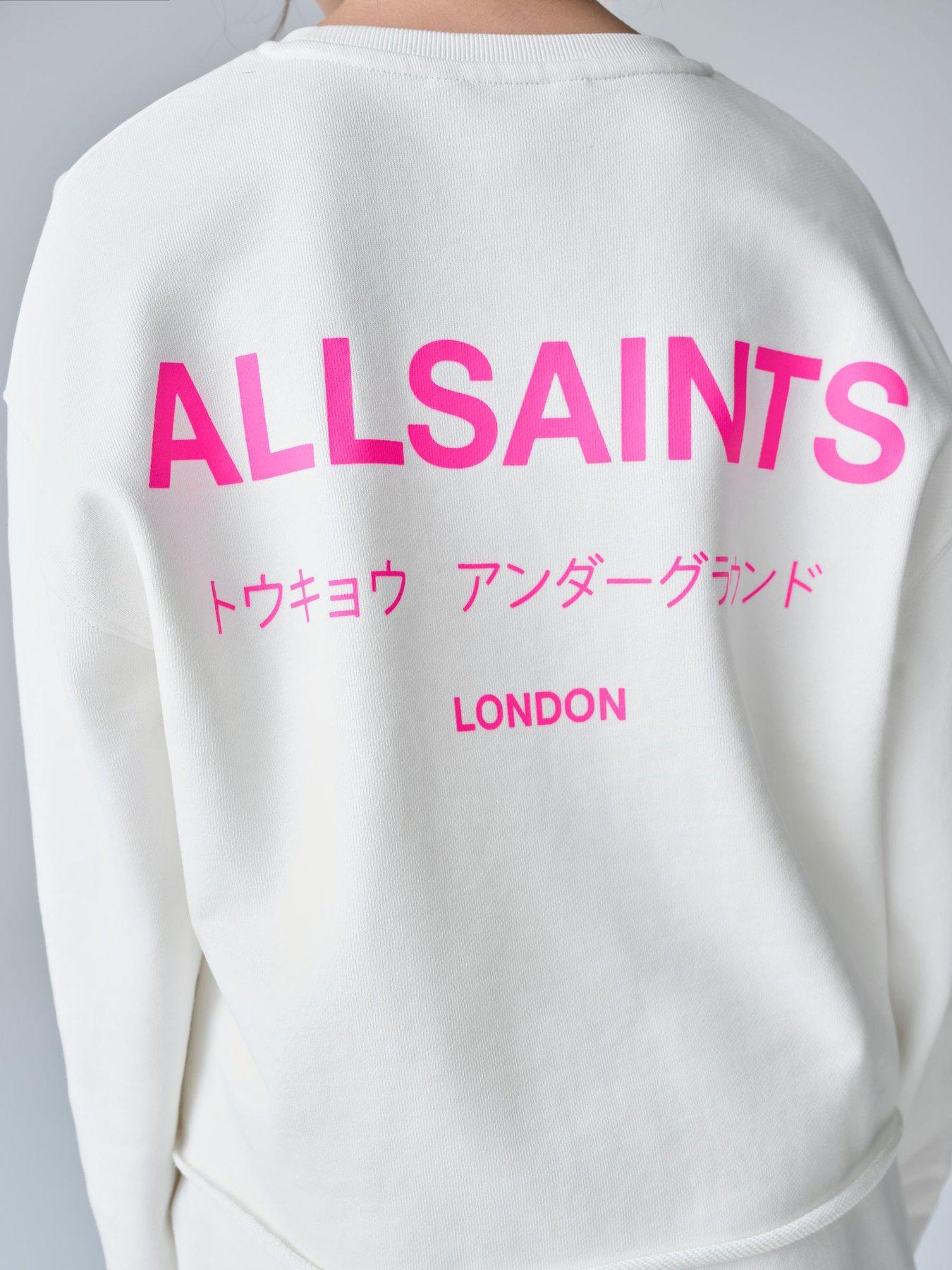 Image 6 of 7 of smALLSAINTS Asg2 Sweatshirt and Shorts Set - White