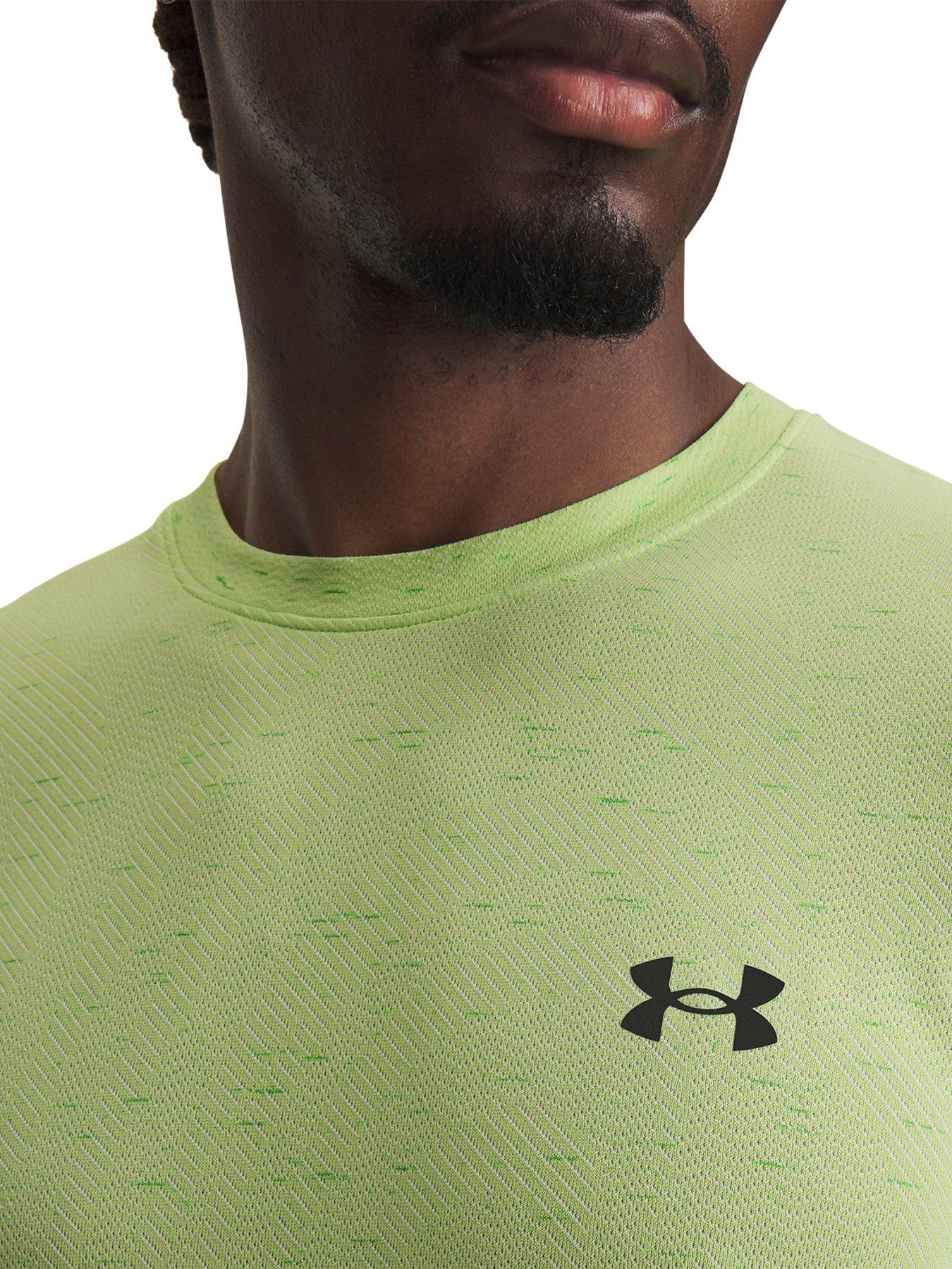 Image 3 of 3 of UNDER ARMOUR Mens Training Vanish Seamless Short Sleeve T-Shirt - Green