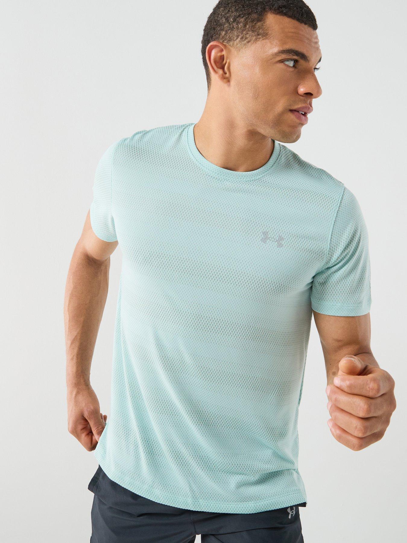 UNDER ARMOUR Mens Running Velociti Short Sleeve T-Shirt - Green