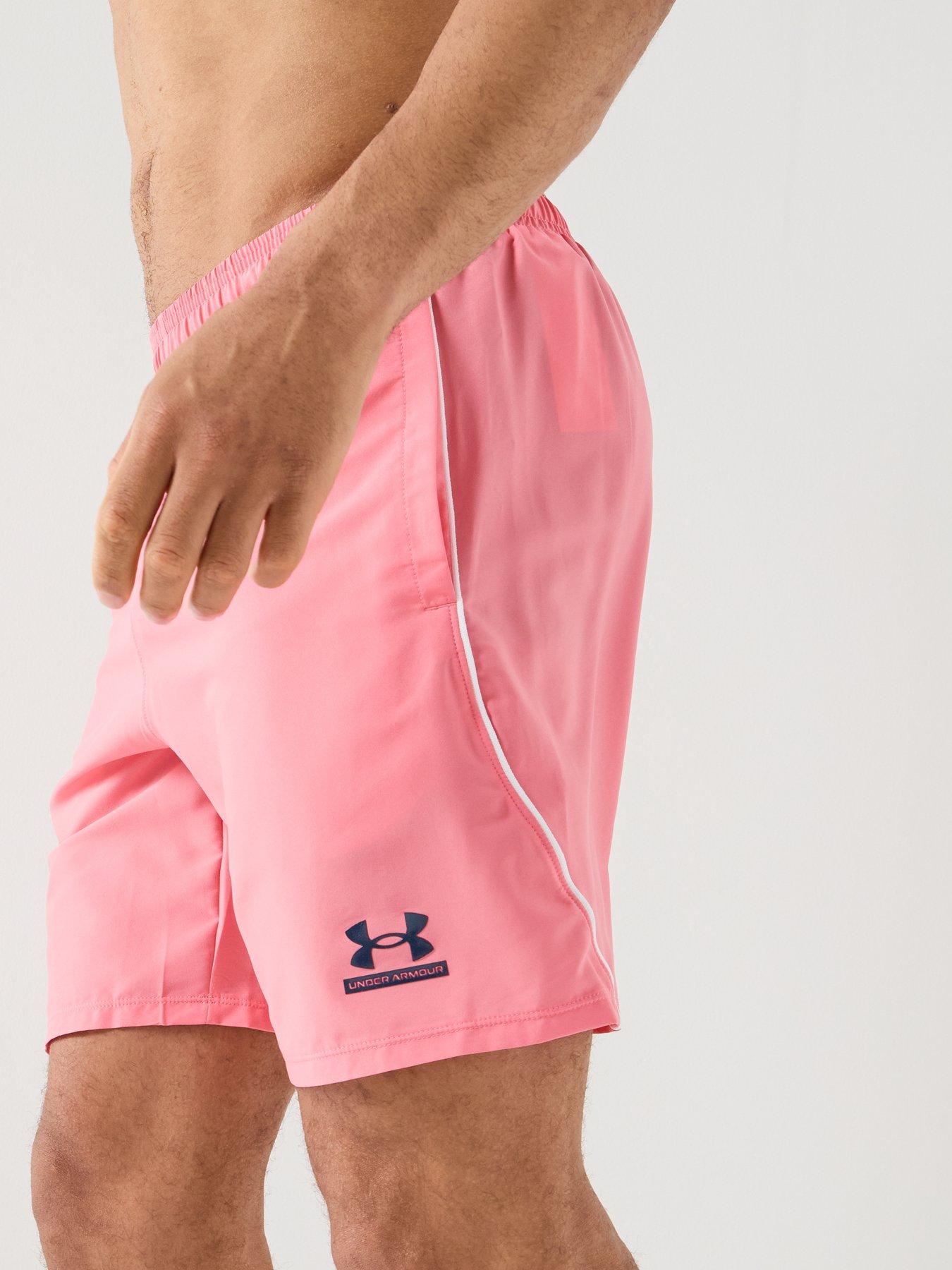 Image 4 of 5 of UNDER ARMOUR Mens Training Tech Short - Pink