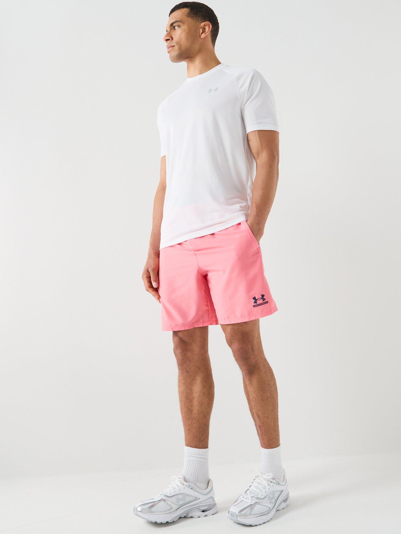 Image 5 of 5 of UNDER ARMOUR Mens Training Tech Short - Pink