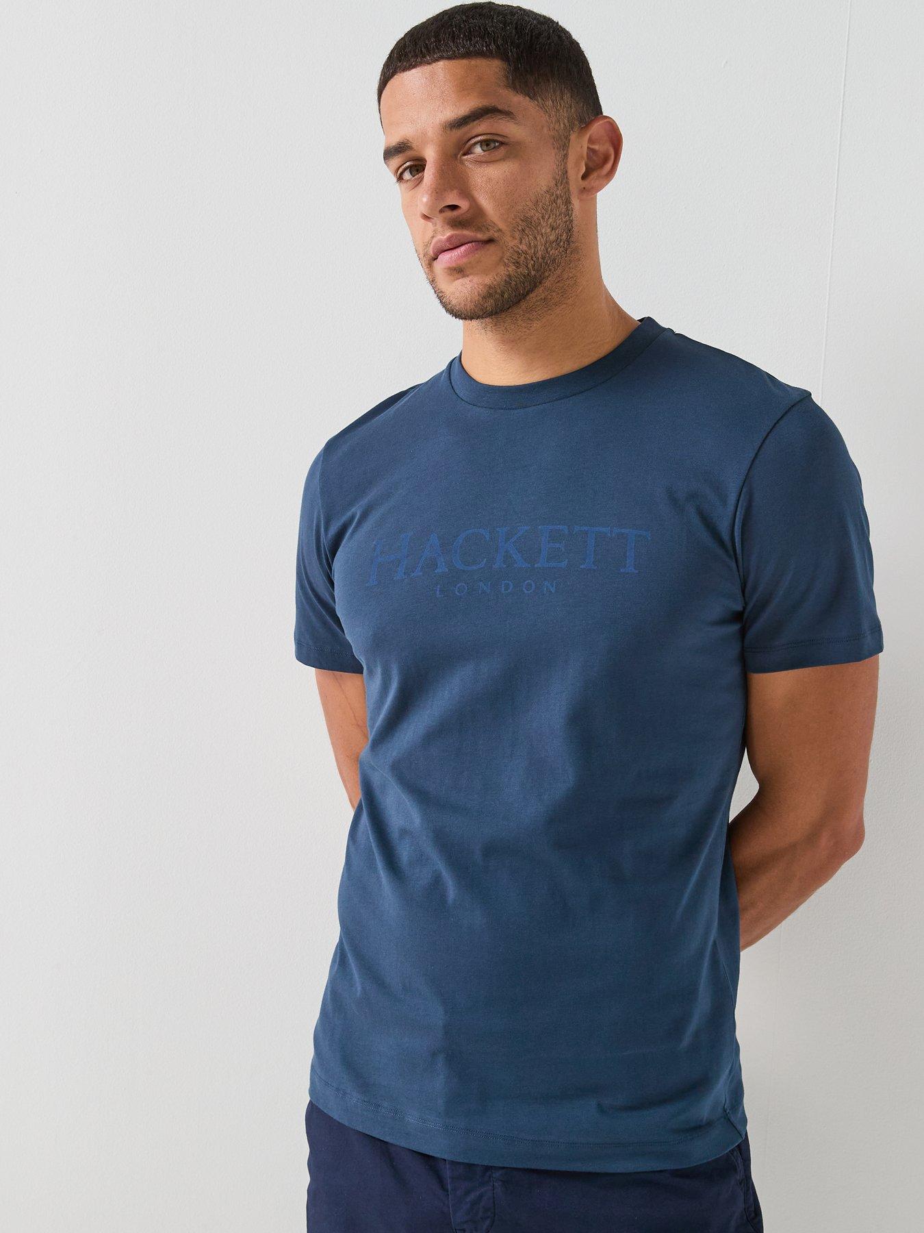 Hackett Heritage Essential Tonal Logo T-Shirt, Navy, Size Xl, Men