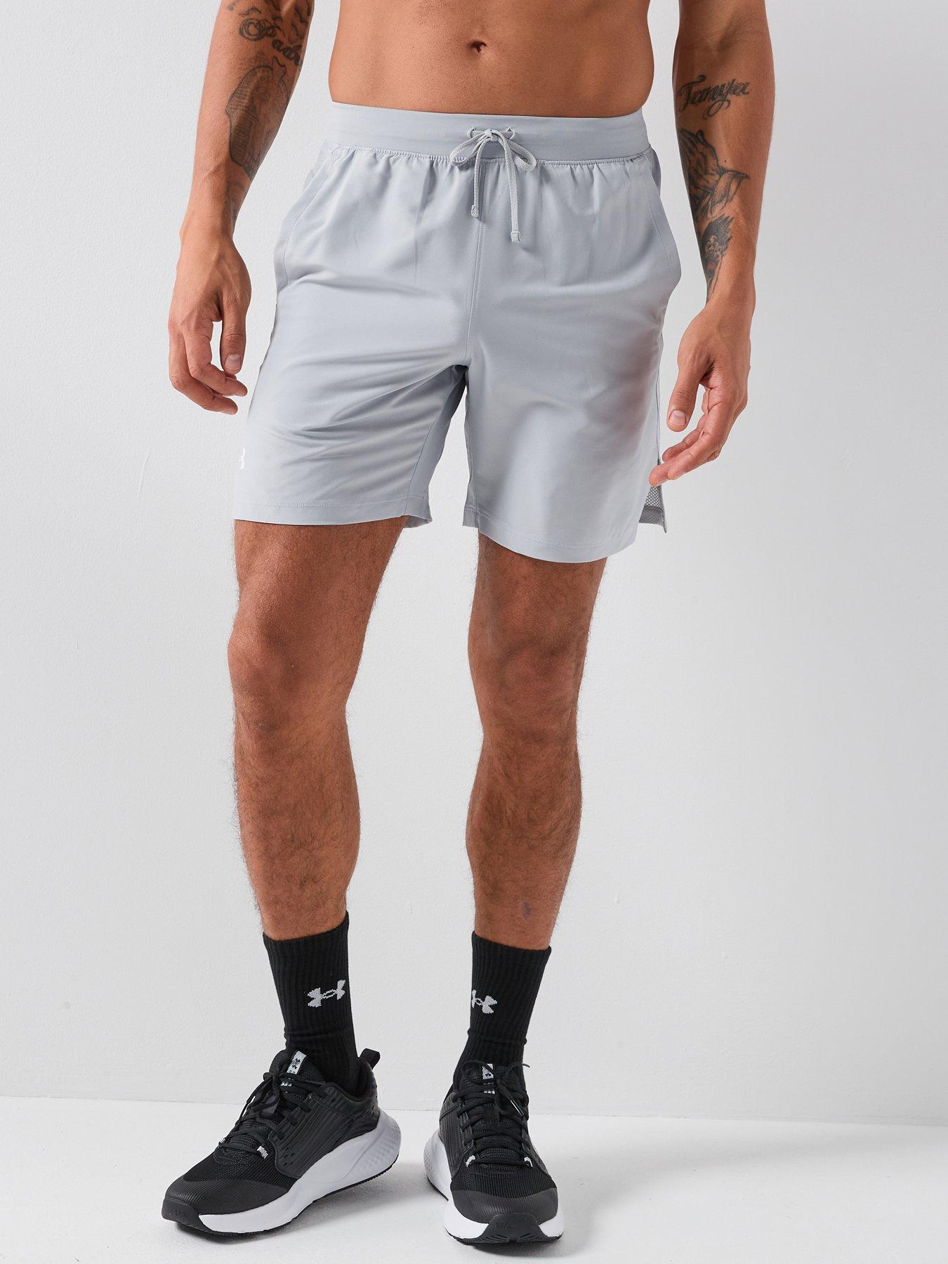 UNDER ARMOUR Mens Running Launch 7" Short - Grey