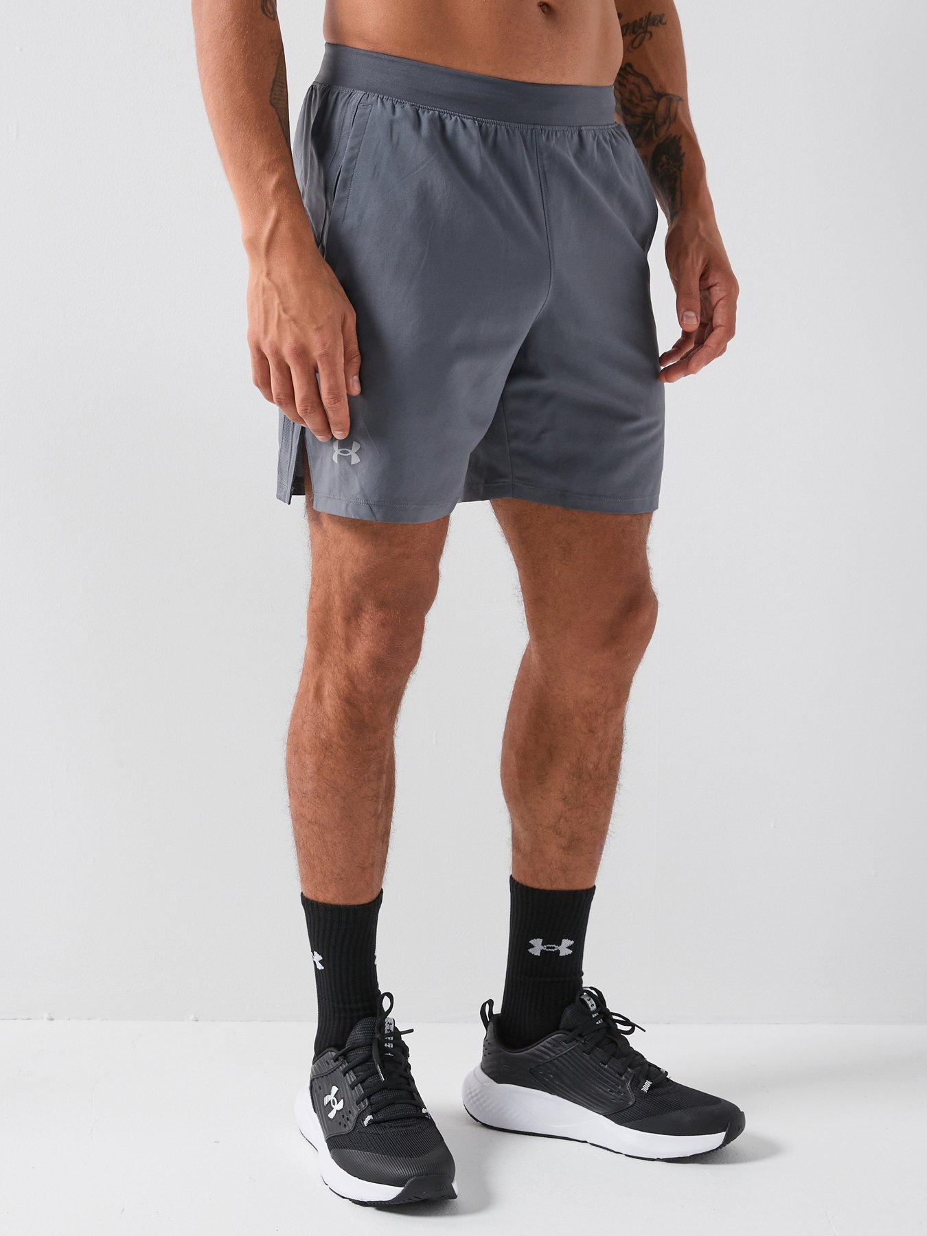 UNDER ARMOUR Mens Running Launch 7" Short - Grey