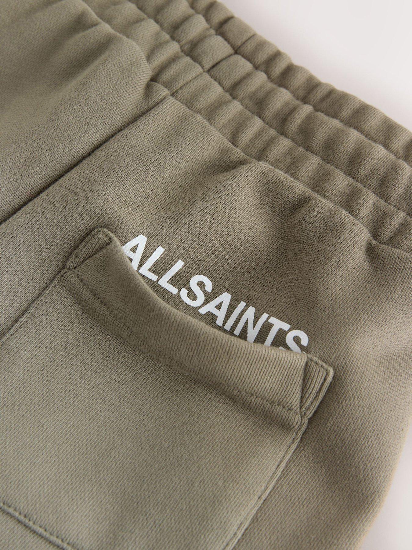 Image 6 of 7 of smALLSAINTS Older Boys Ombre Logo T-Shirt And Shorts Set - Khaki