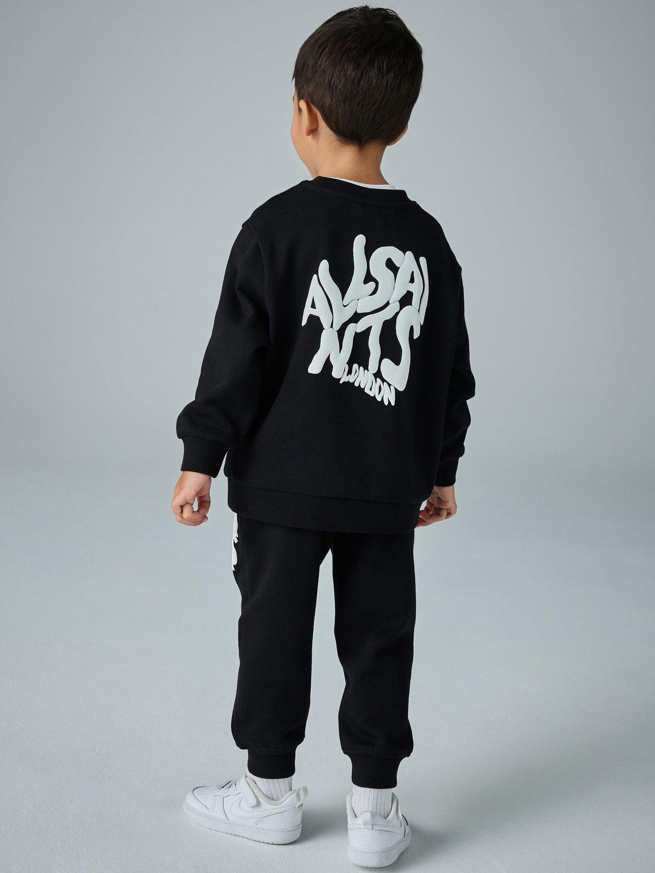 smALLSAINTS Boys Orlando Graphic Sweatshirt And Joggers Set - Black | Very