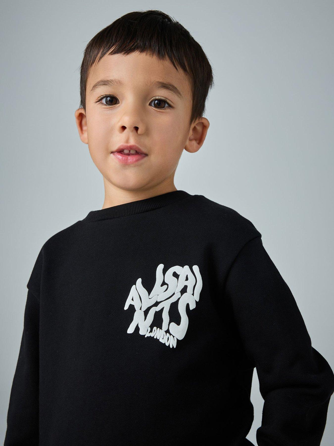 smALLSAINTS Boys Orlando Graphic Sweatshirt And Joggers Set - Black | Very