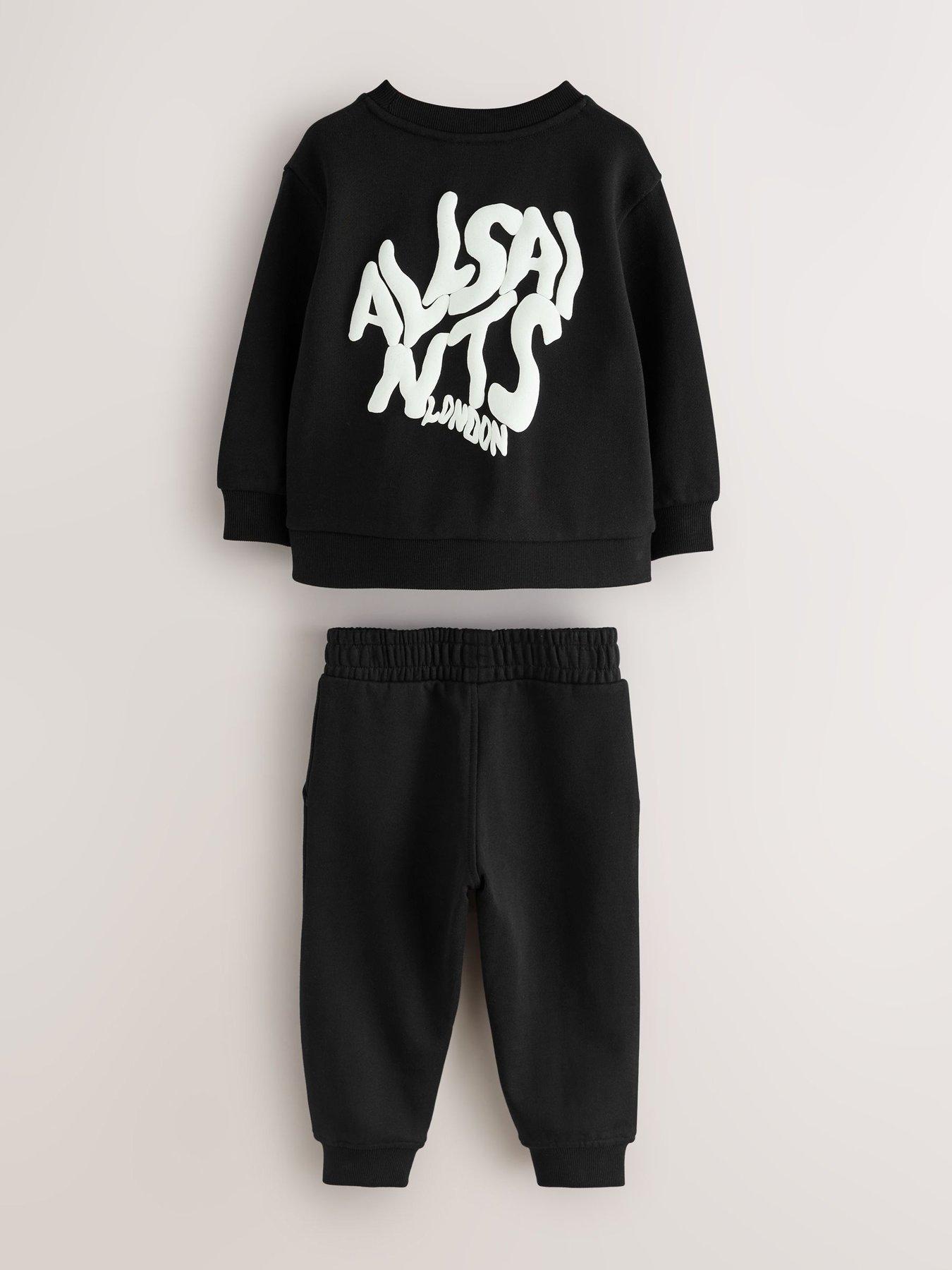 smALLSAINTS Boys Orlando Graphic Sweatshirt And Joggers Set - Black | Very