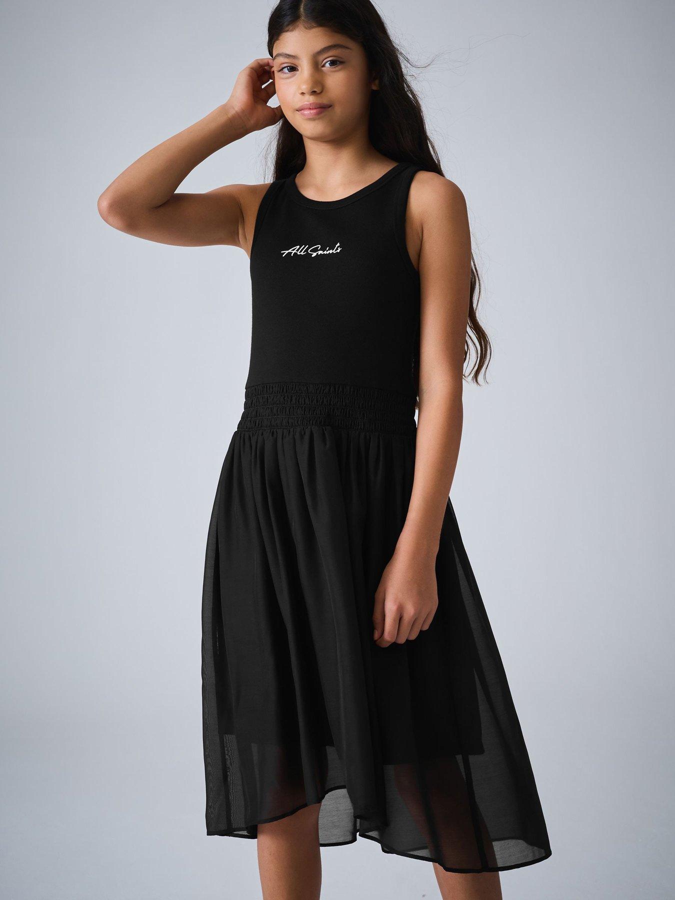 smALLSAINTS: Older Girls Zenia Sleeveless Dress - Black