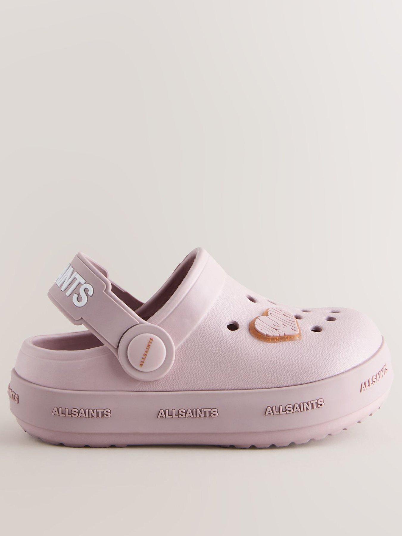 smALLSAINTS: Younger Girls Heart Clog Shoes - Pink