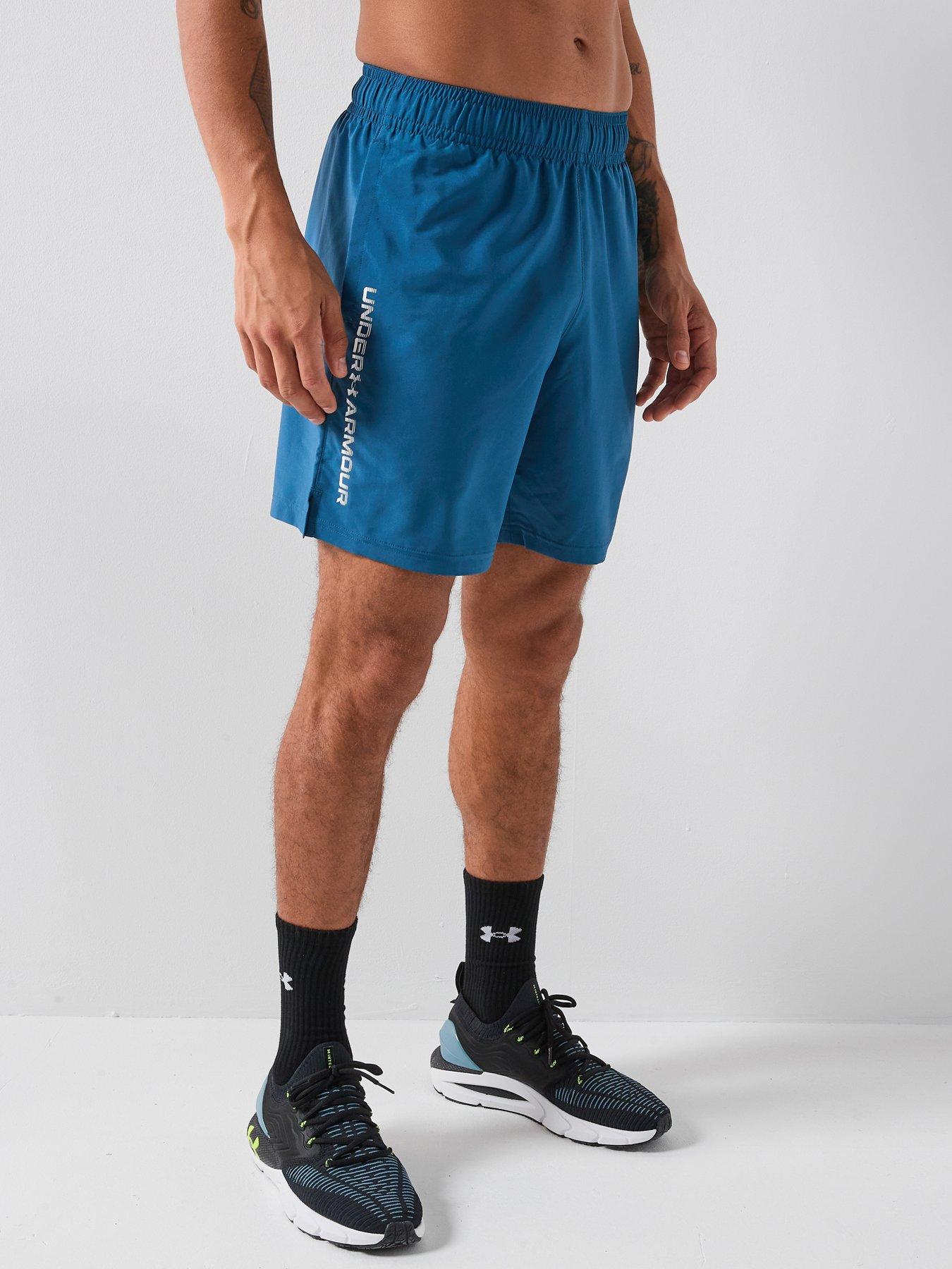 UNDER ARMOUR Mens Training Tech Woven Short - Blue