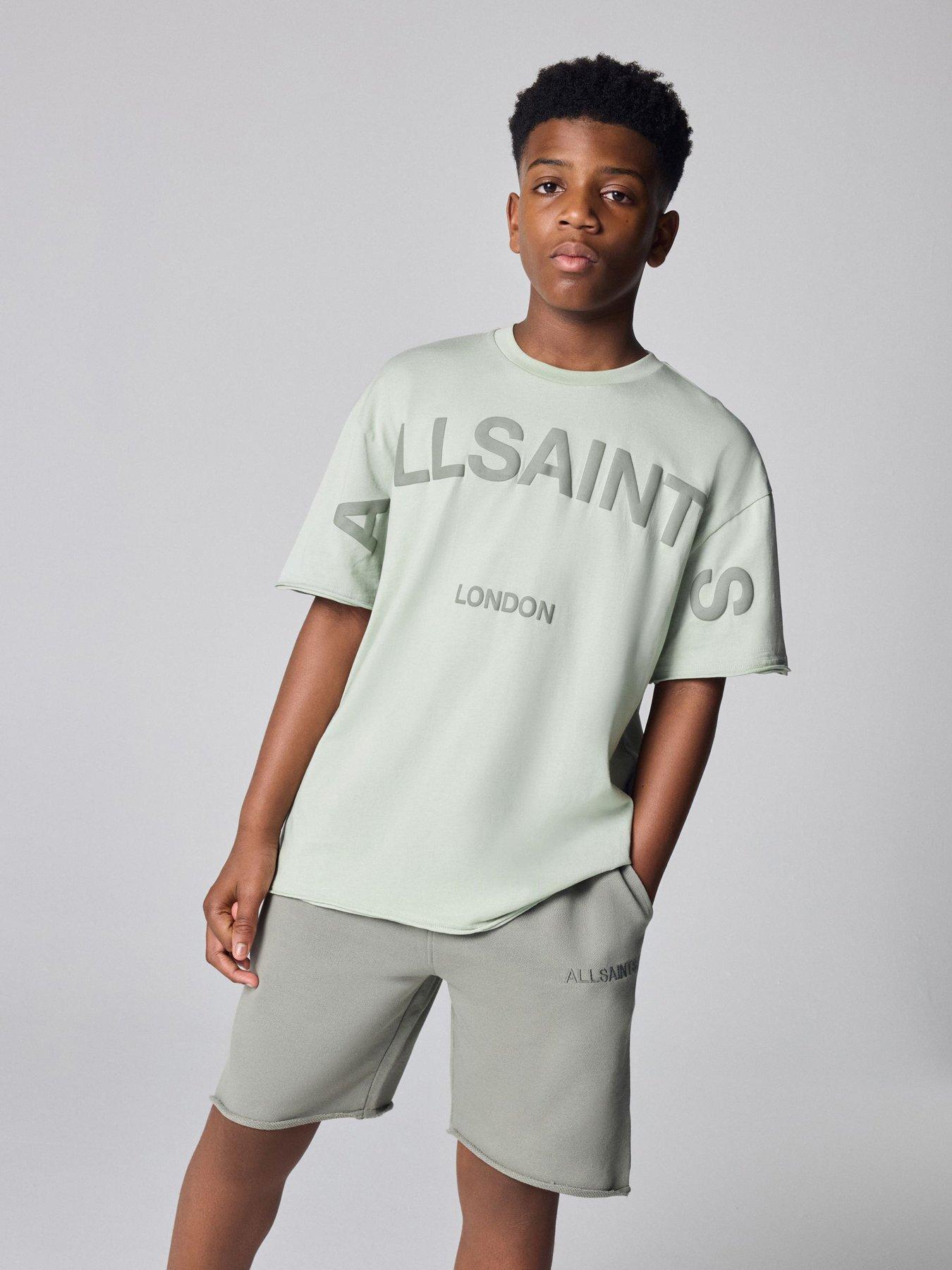 smALLSAINTS Older Boys Logo Sweat Set - Green