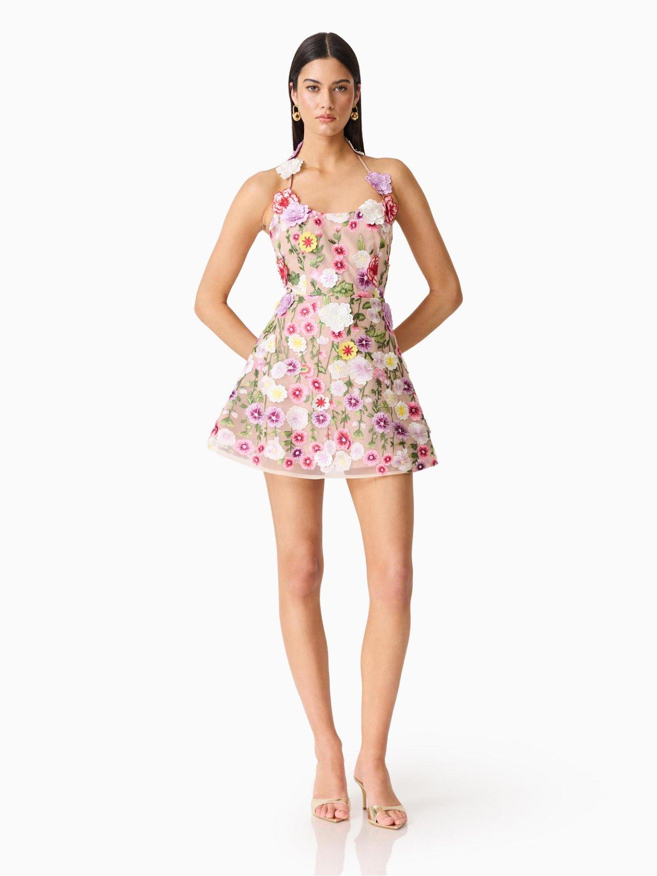 Image 3 of 7 of Elliatt Neve A Line Mini Dress