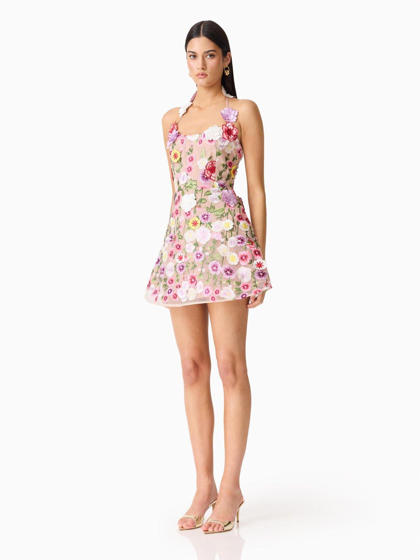 Image 4 of 7 of Elliatt Neve A Line Mini Dress
