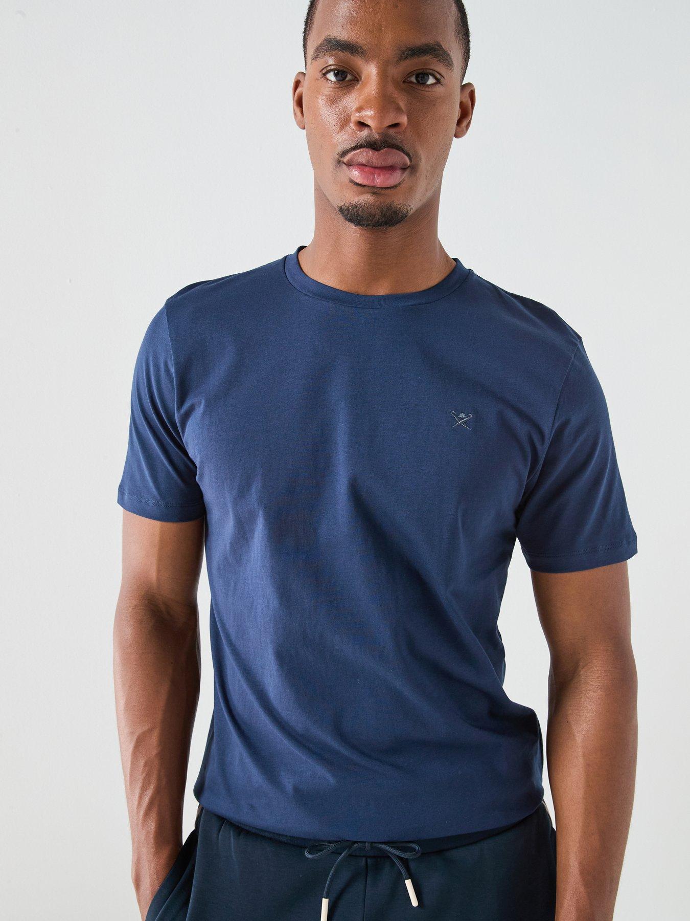 Hackett Chest Logo T-Shirt – Blue