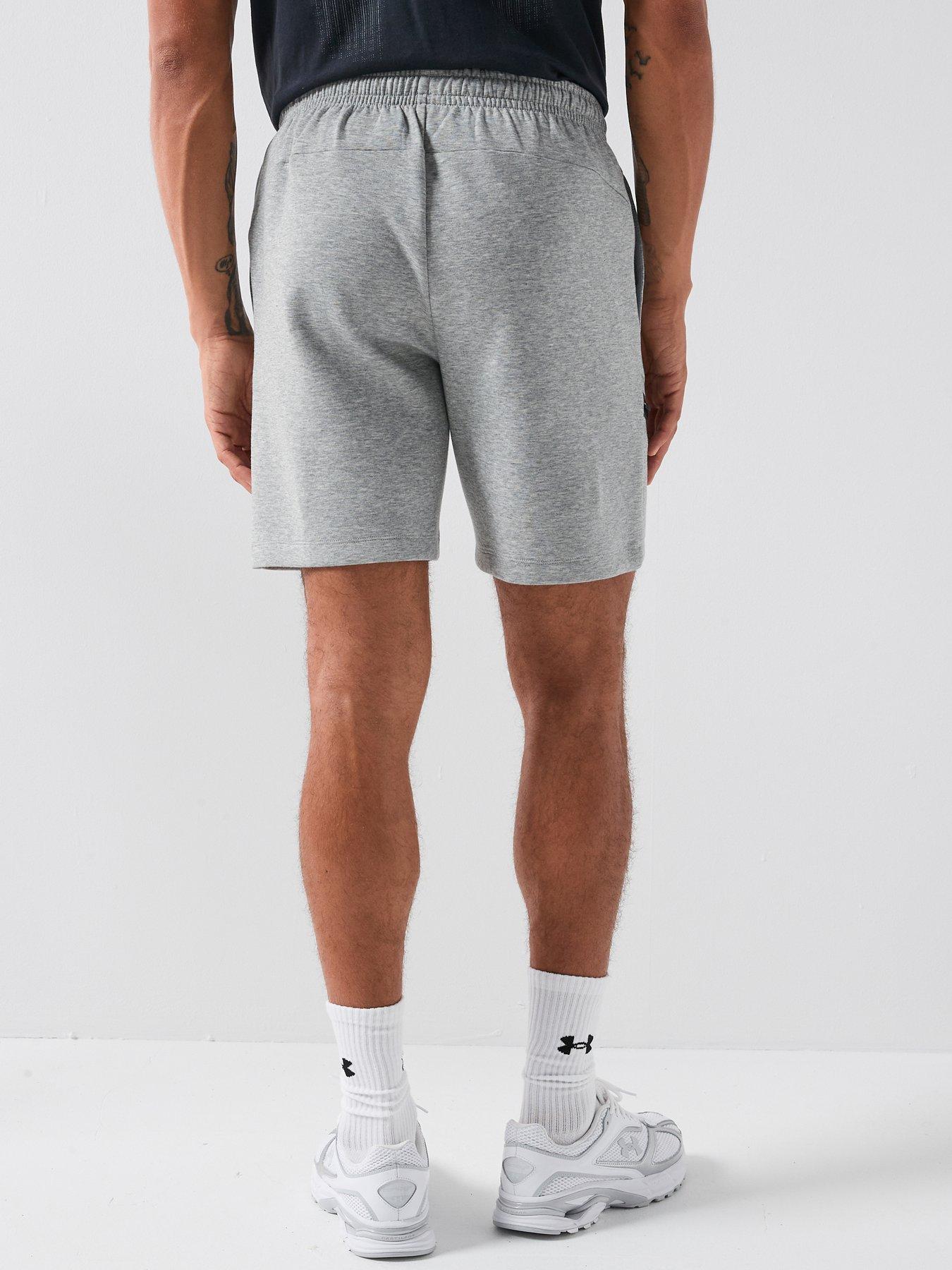Image 2 of 5 of UNDER ARMOUR Mens Training Unstoppable Fleece Short - Grey