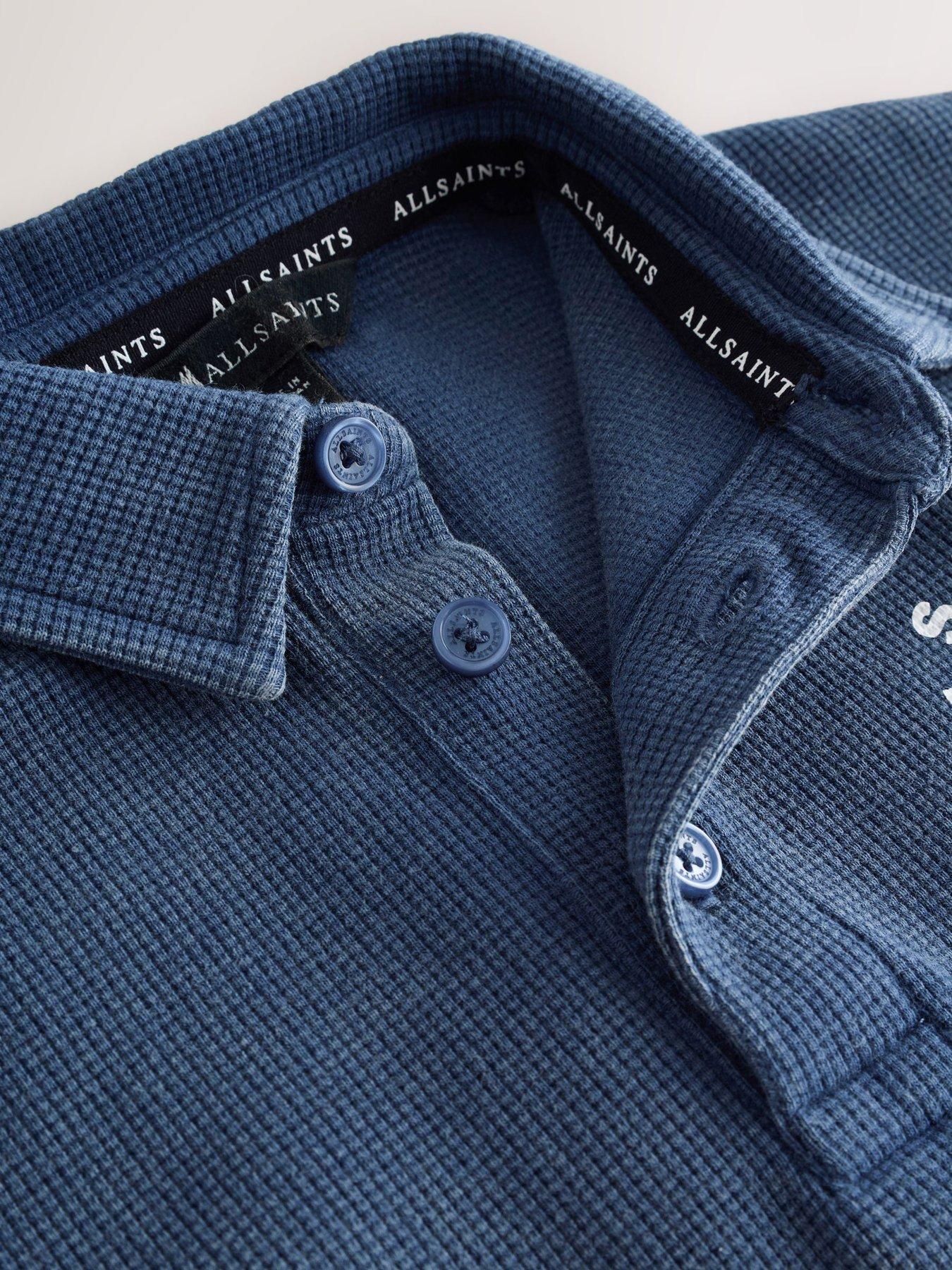 Image 5 of 6 of smALLSAINTS Boys Textured Tierra Polo Set - Blue