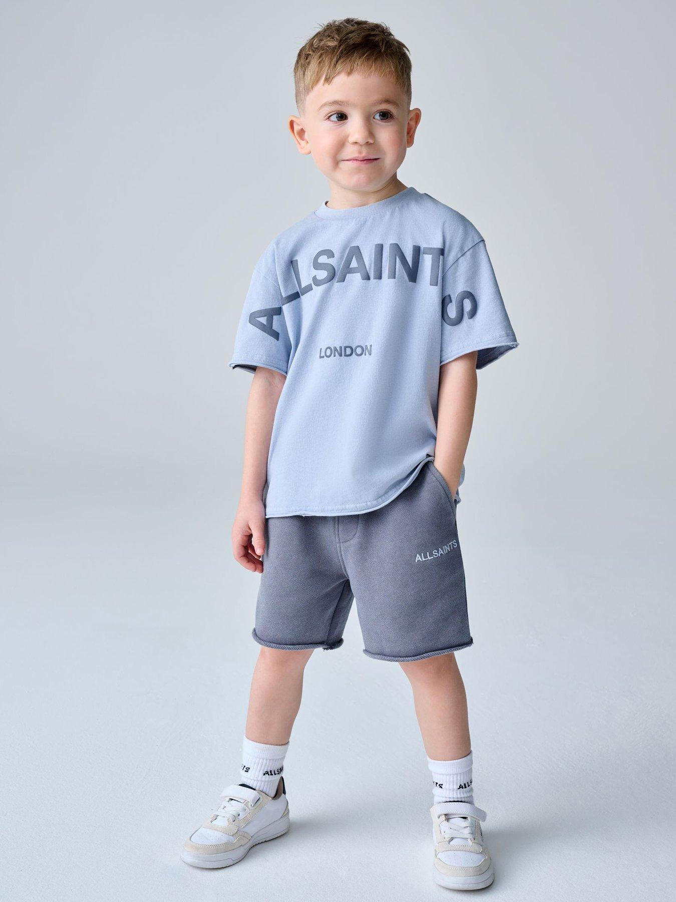 smALLSAINTS Younger Boys Logo Short Set - Blue