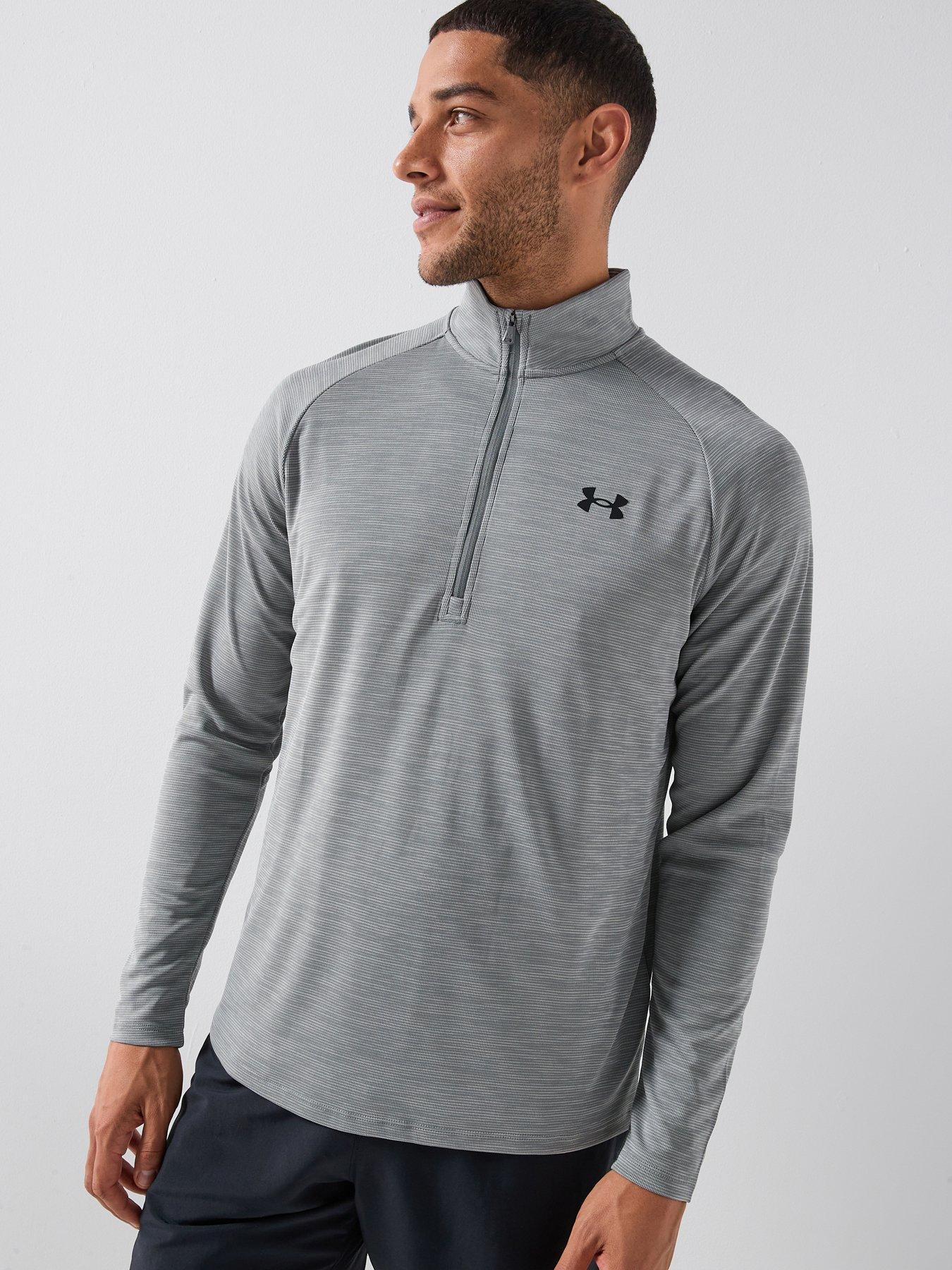 UNDER ARMOUR Mens Training Tech 1/2 Zip - Green